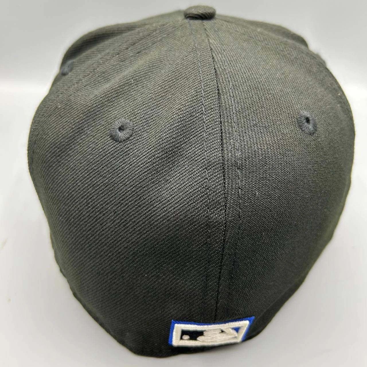 New Era New York Yankees Hat Men 7 3/8 Black Blue MLB Fitted Cap Size ONE SIZE - 5 Thumbnail