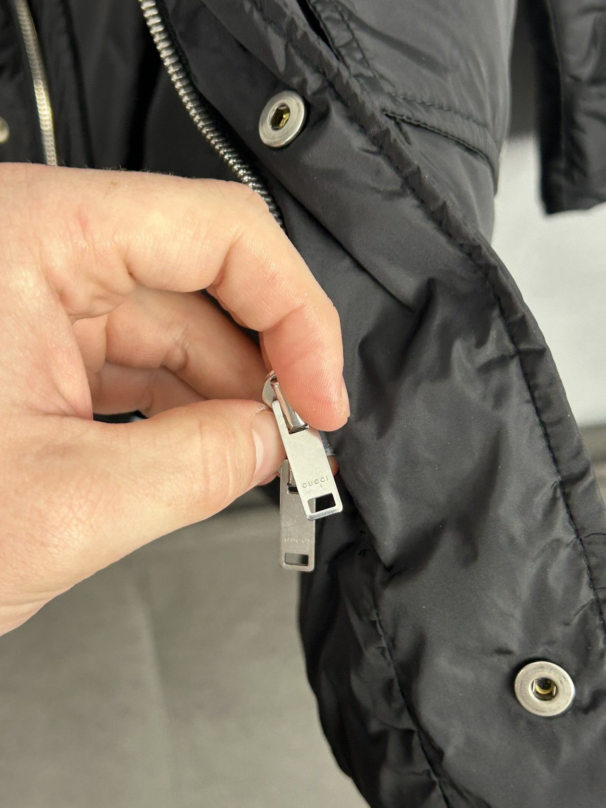 Gucci Gucci Black Puffer Jacket Women – Made in Italy – Nylon Size S / US 4 / IT 40 - 9 Thumbnail