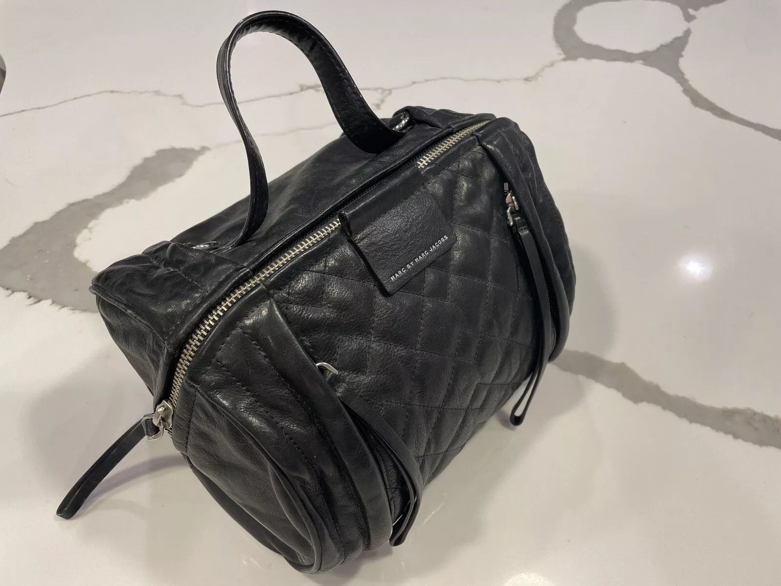 Marc By Marc Jacobs Moto Barrel Crossbody Bag in Black, Women's