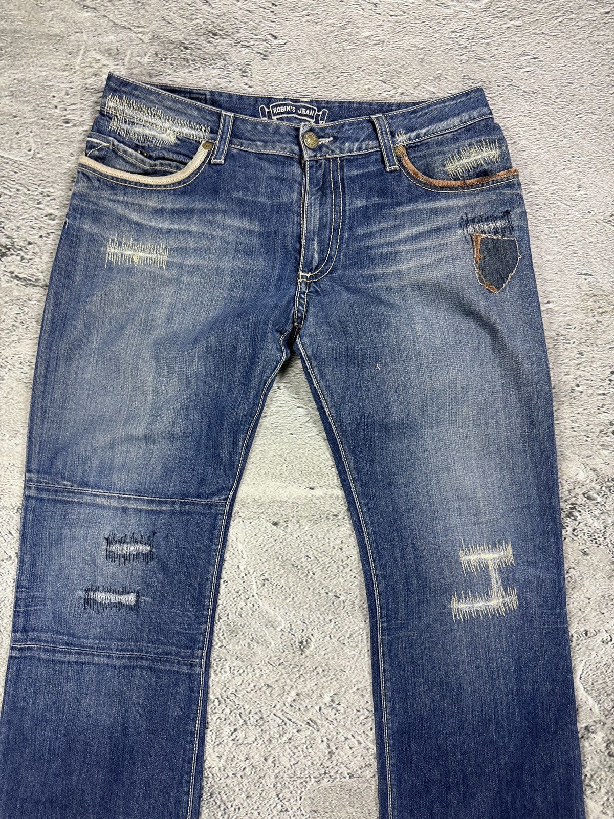 Robins Jeans Robins jeans blue jeans straight Y2K blue brown Size US 34 / EU 50 - 10 Thumbnail