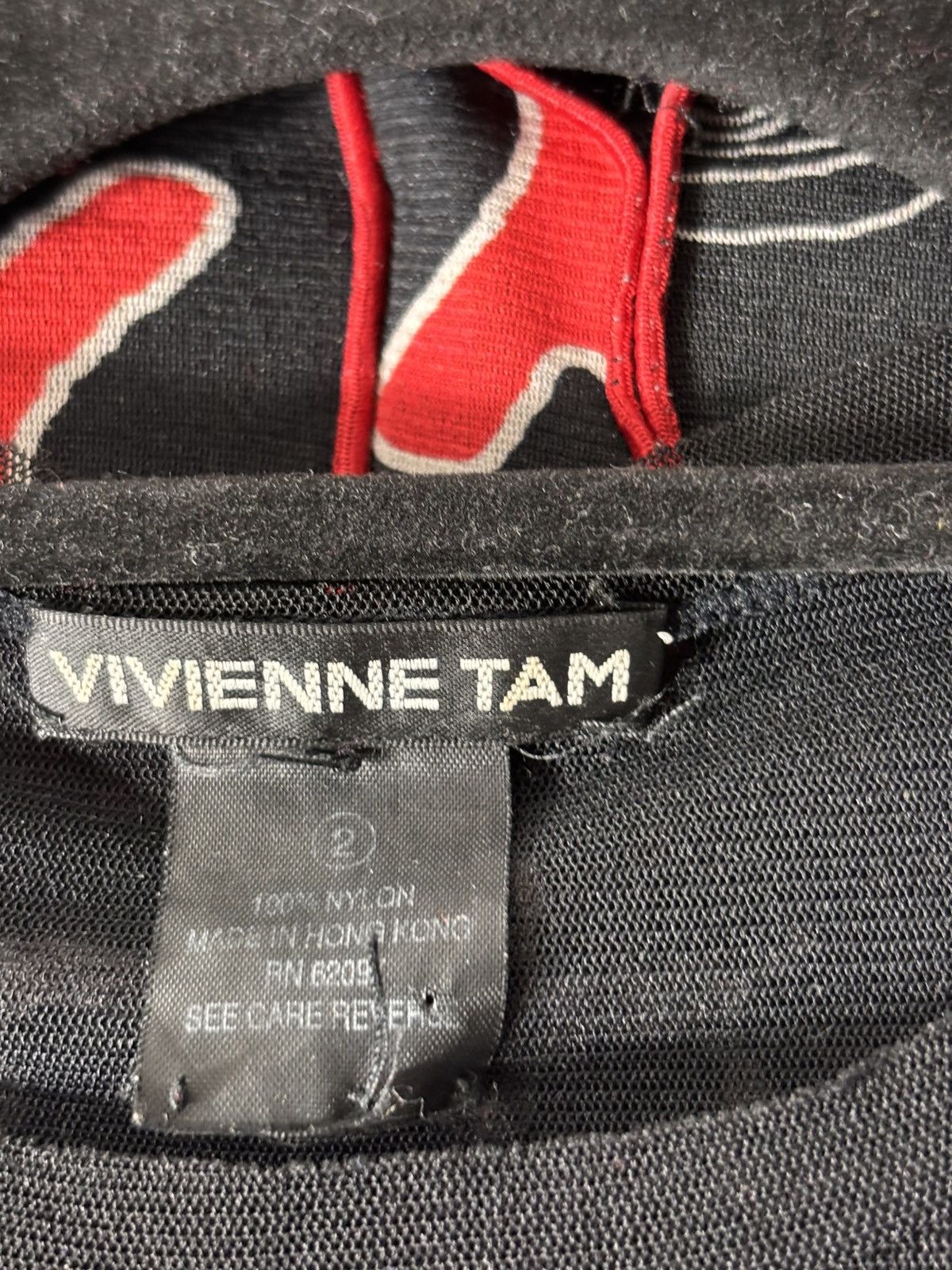 Vivienne Tam Vivienne Tam Mesh Dragon Long Sleeve Size M / US 6-8 / IT 42-44 - 2 Thumbnail