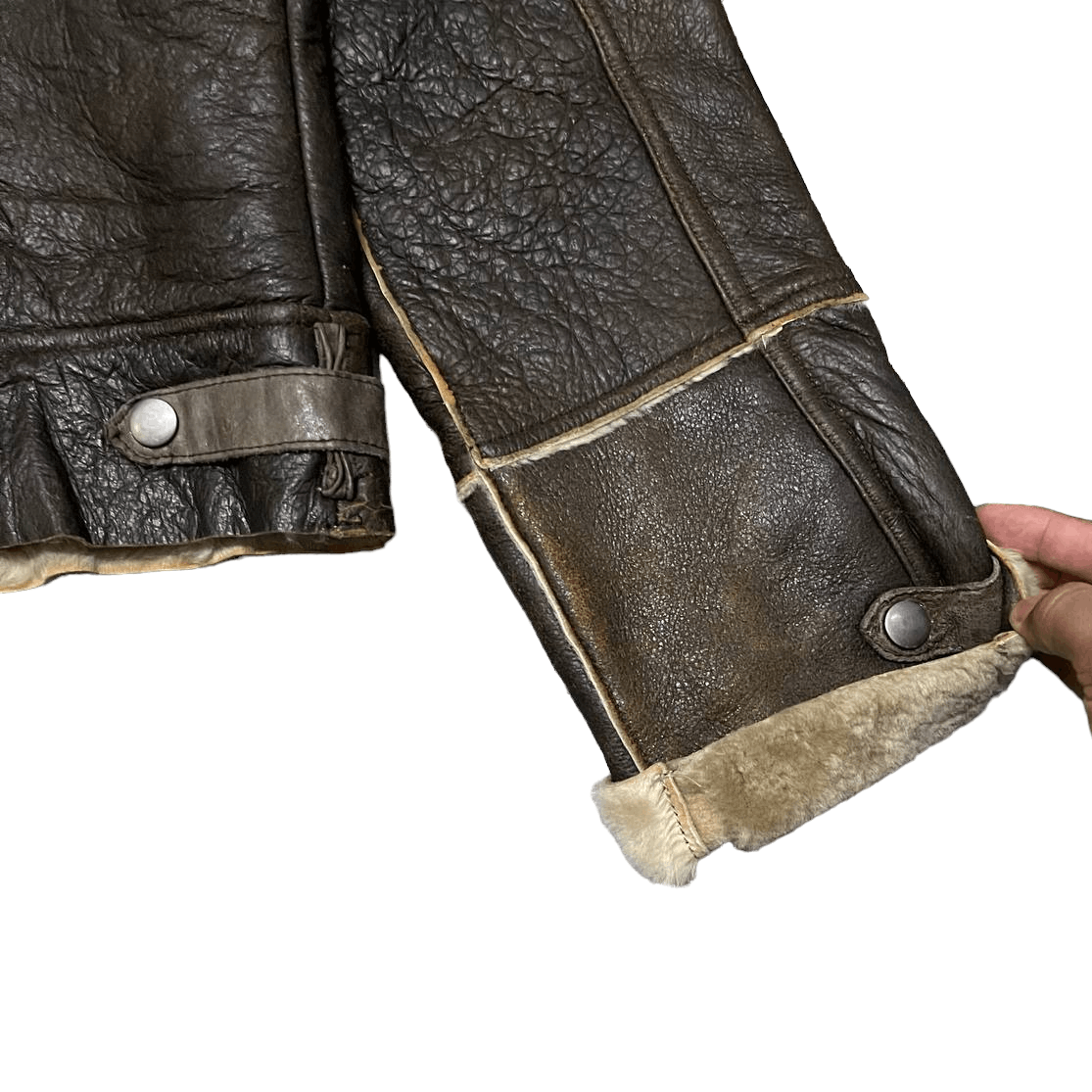 Zara Vintage Zara Shearling Leather Jacket Size M / US 6-8 / IT 42-44 - 14 Thumbnail