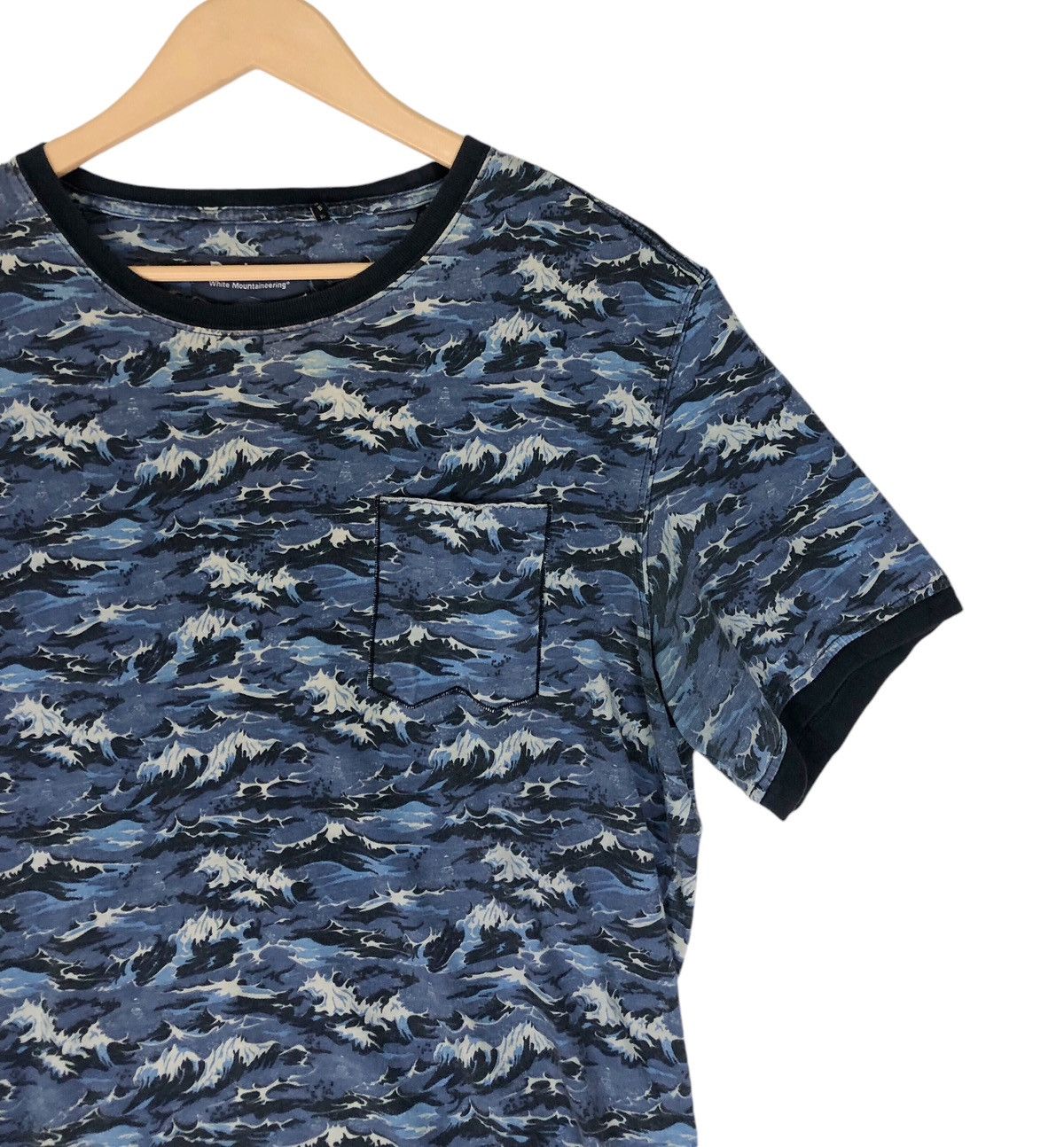 Barbour Barbour White Mountaineering Wave Camo T shirt Size US L / EU 52-54 / 3 - 6 Thumbnail
