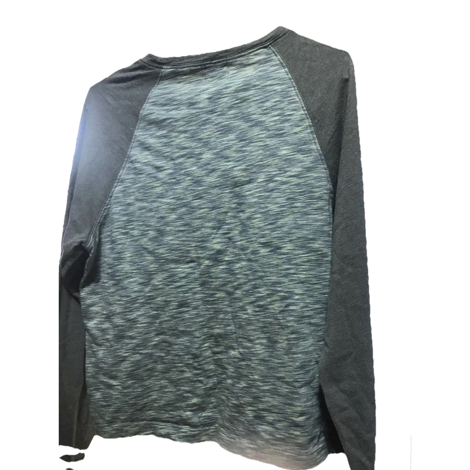 Calvin Klein CALVIN KLEIN Long Sleeve T-Shirt Juniors Size L Green Basic Cotton Womens Size L / US 10 / IT 46 - 2 Thumbnail