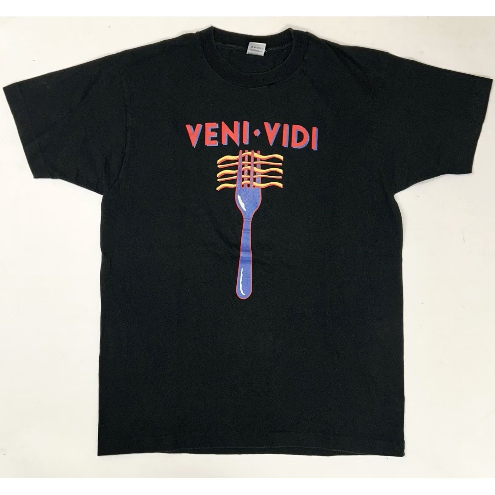 Fruit Of The Loom VINTAGE Veni Vidi Vici Fork Graphic Tee XL USA Fruit Of The Loom Single Stitch Size US XL / EU 56 / 4 - 2 Thumbnail