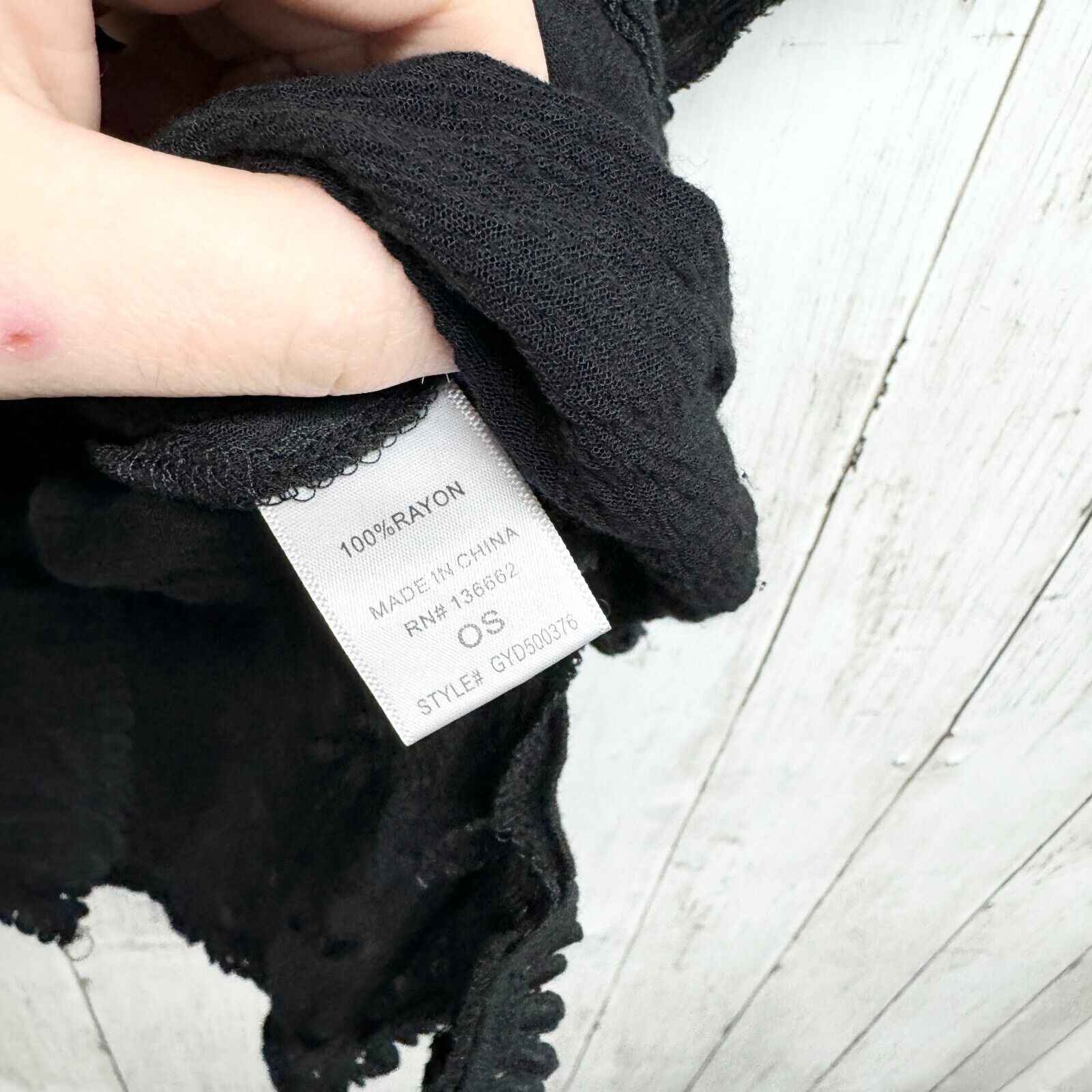 Other Francesca's Coverup Size OS Black High Low Swim Deep V Neck Size ONE SIZE - 3 Thumbnail