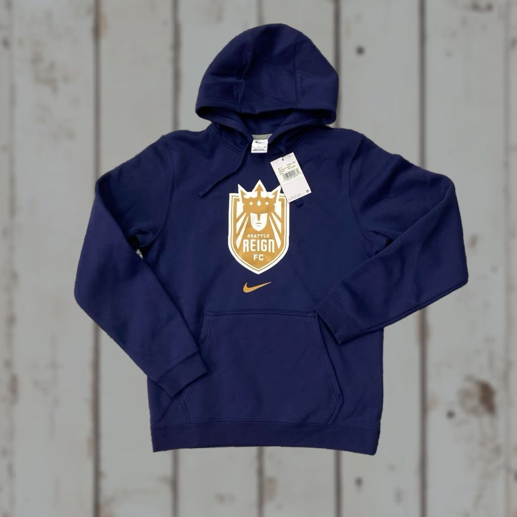 Nike Nike Seattle Reign FC Center Swoosh Hoodie Pullover Adult Small Blue NWT Mens Size US S / EU 44-46 / 1 - 1 Thumbnail
