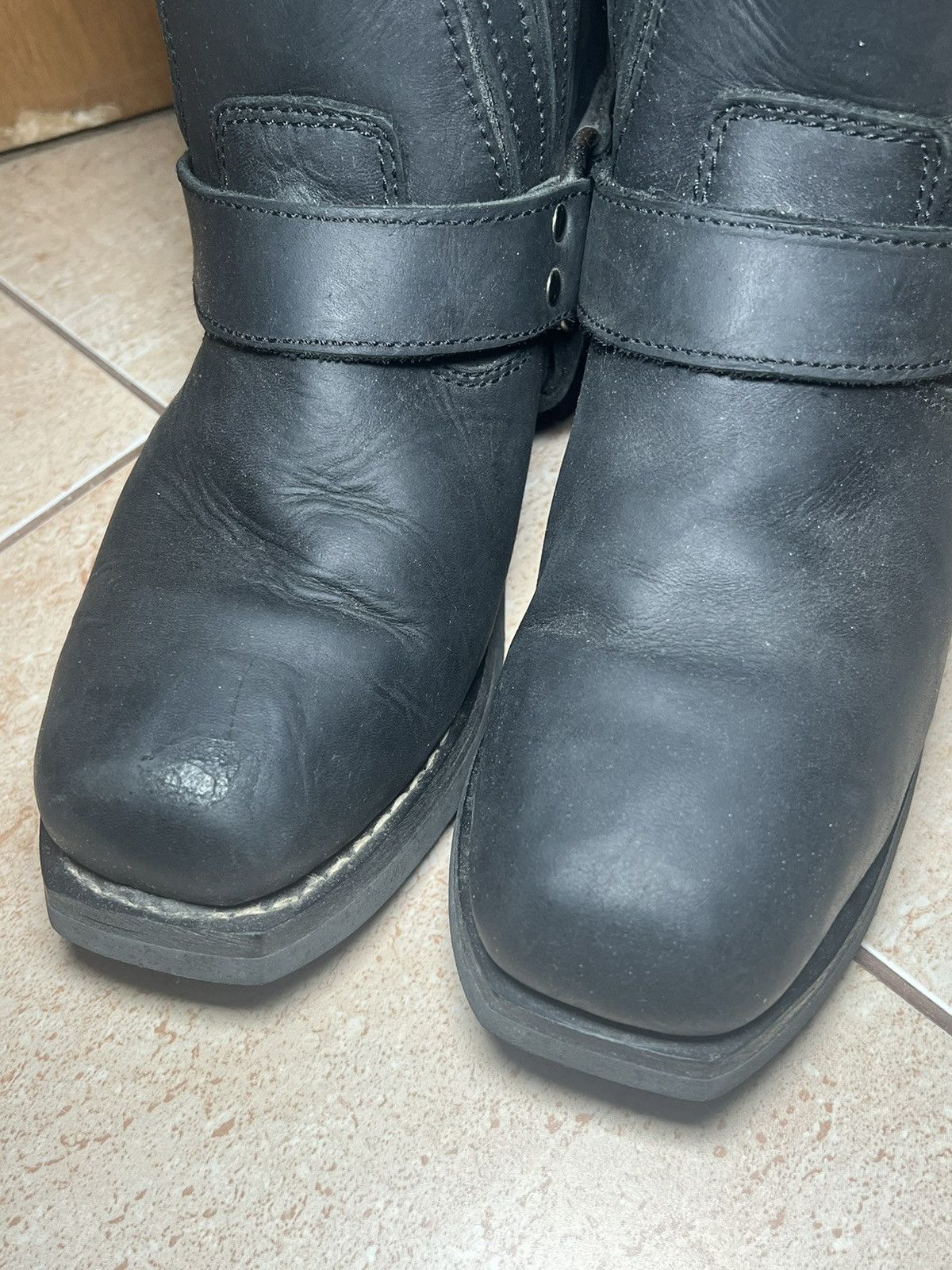 Leather Vintage leather boots speedware Hein Gericke moto Size US 6 / EU 39 - 5 Thumbnail