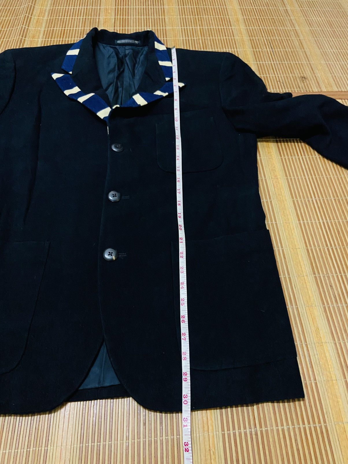Japanese Brand × Yohji Yamamoto YOHJI YAMAMOTO POUR HOMME BLAZER Size 42S - 9 Thumbnail