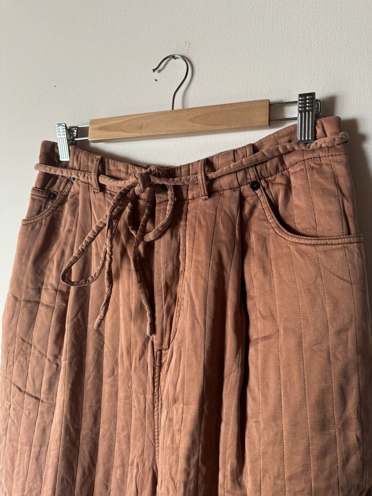 Craig Green AW16 orange silk quilted trousers Size US 32 / EU 48 - 3 Thumbnail