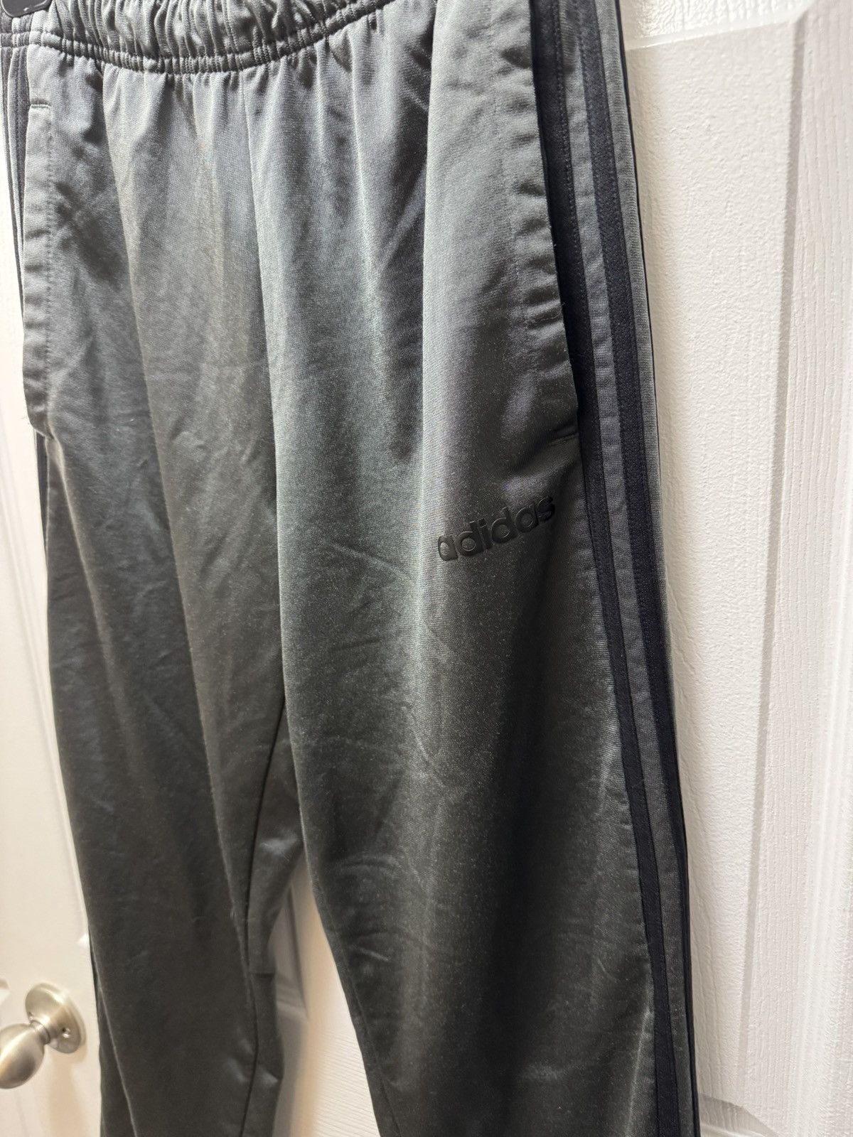 Adidas Adidas Vintage Track Pants Streetwear Grey Black Russian Size US 30 / EU 46 - 4 Thumbnail