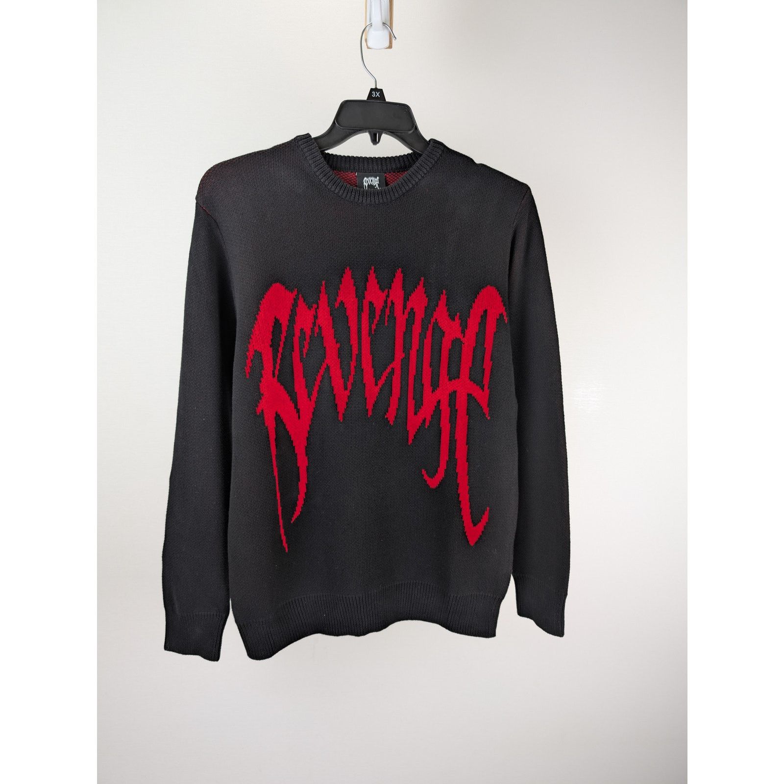 Revenge o1rshd1 Revenge Logo Sweatshirt Sweater in Black Size US XL / EU 56 / 4 - 2 Thumbnail
