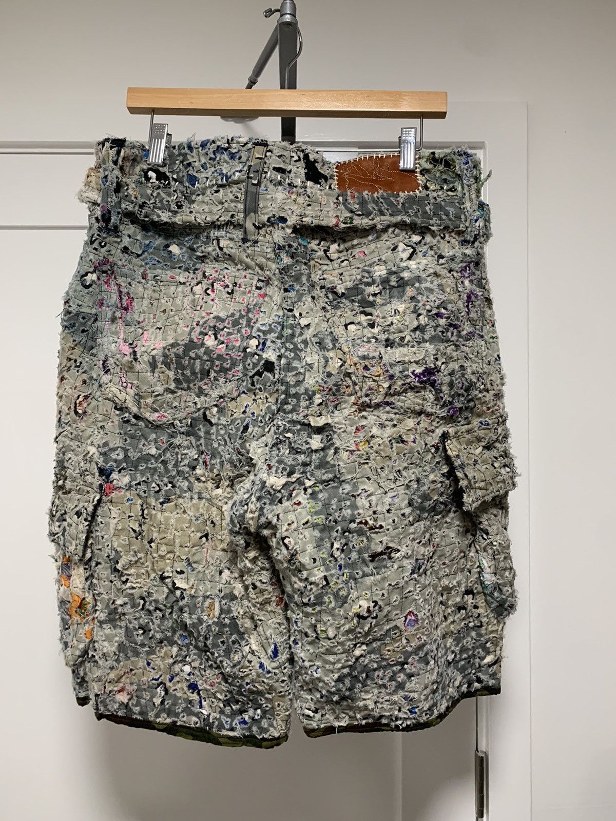 Vintage Bizzrad Camo Boro Cargo Shorts Size US 34 / EU 50 - 2 Thumbnail