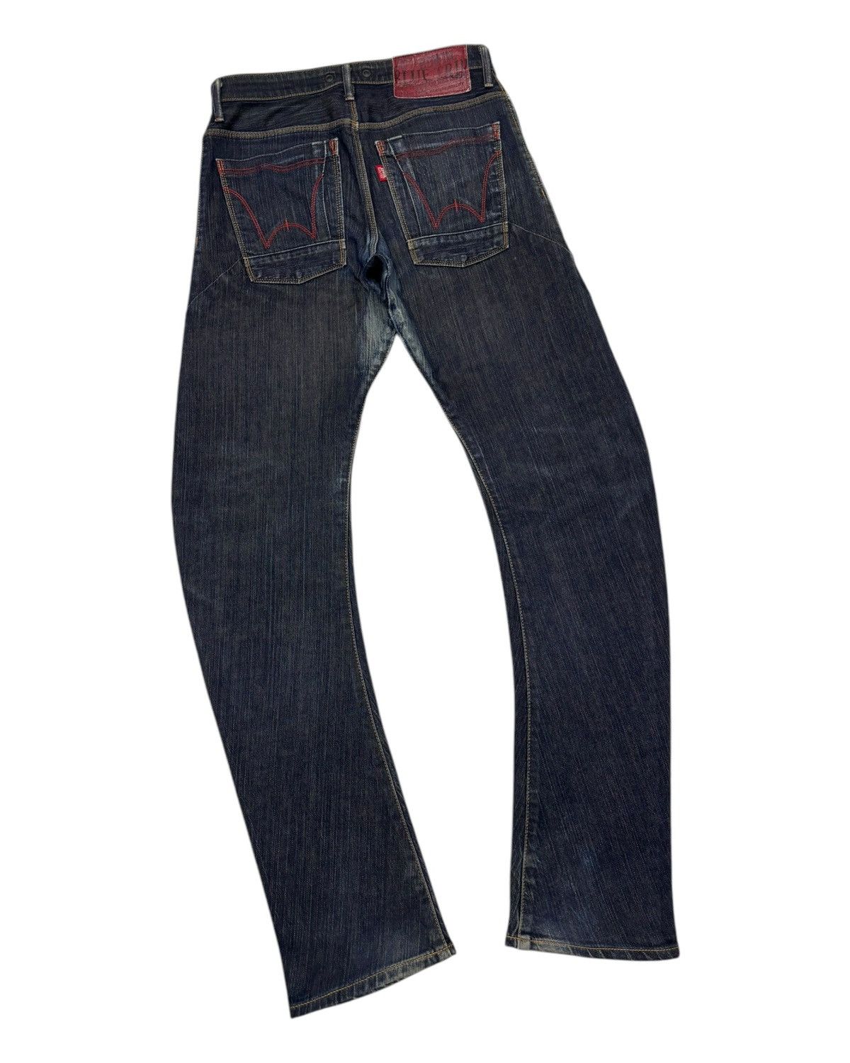 Kapital 🔥EDWIN Blue Trip Curve Jeans Distressed Denim PPFM Style Size US 30 / EU 46 - 4 Thumbnail