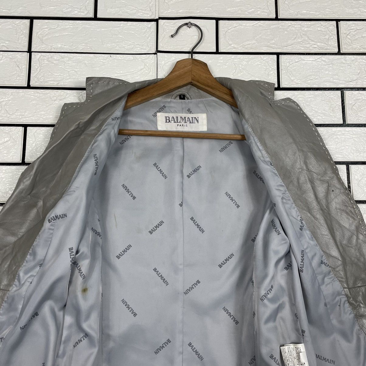 Balmain Balmain Women Leather Jacket Size S / US 4 / IT 40 - 12 Thumbnail