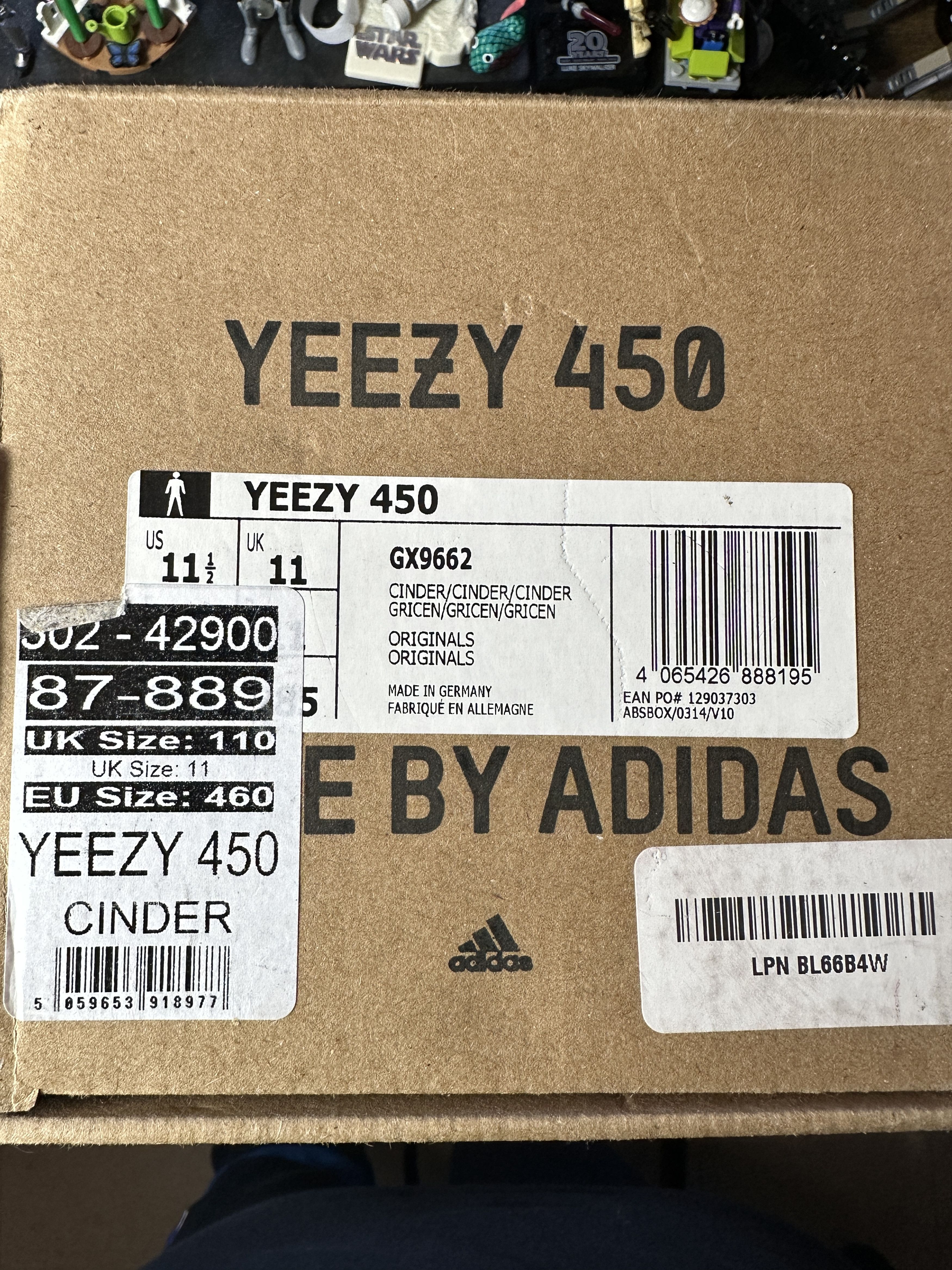 Adidas Yeezy 450 Cinder 11.5M Size US 11.5 / EU 44-45 - 6 Thumbnail
