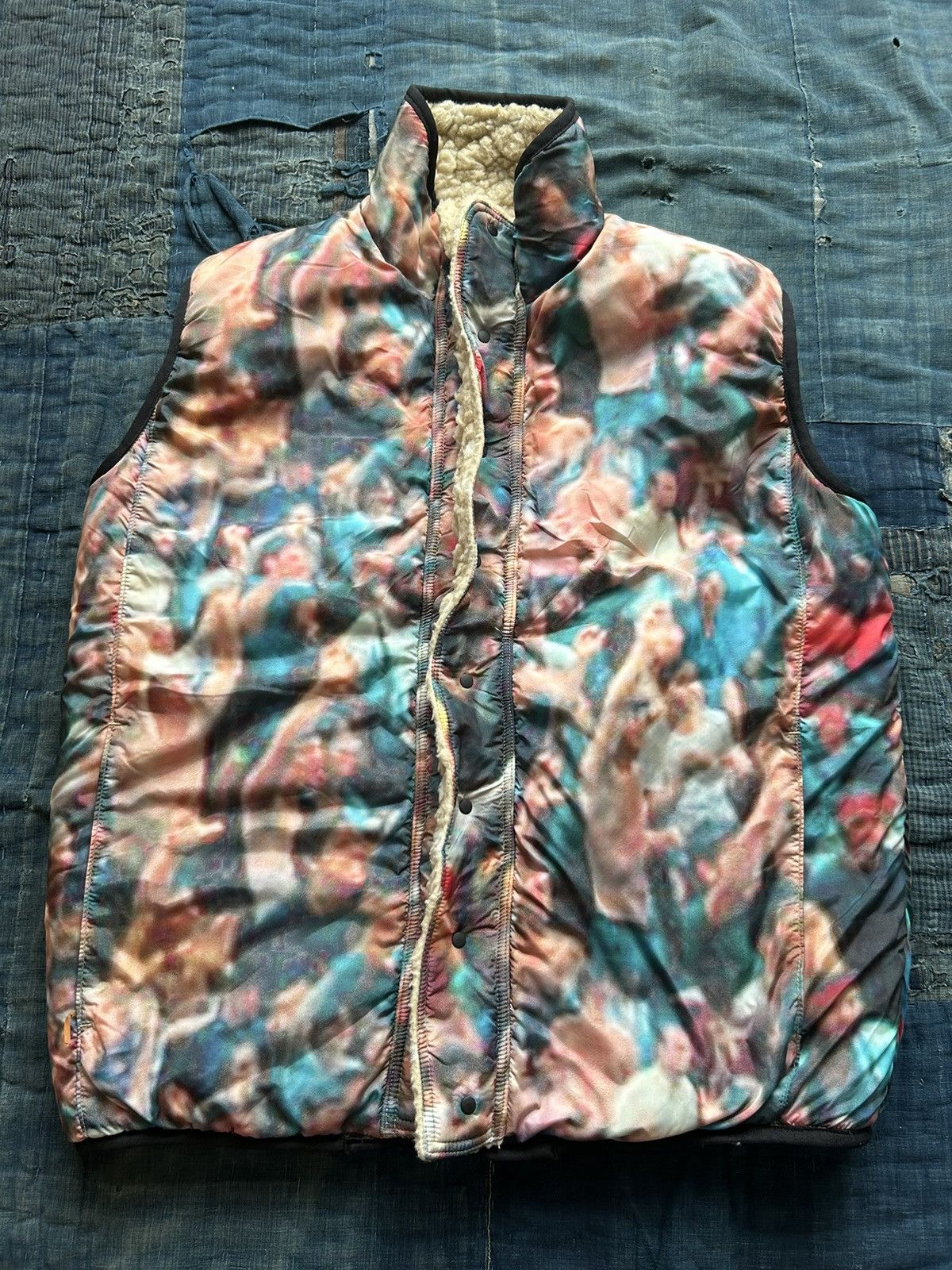 Kapital × Kapital Kountry Kapital reversible festival printed boa vest Ian connor Size US M / EU 48-50 / 2 - 1 Thumbnail