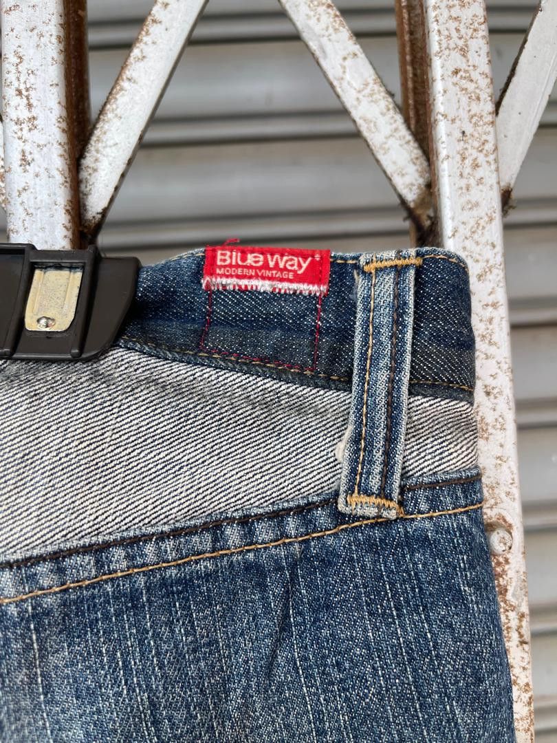Japanese Brand × Vintage 🔥 RARE!! BLUE WAY MODERN VINTAGE DENIM JEAN Size US 33 - 7 Thumbnail