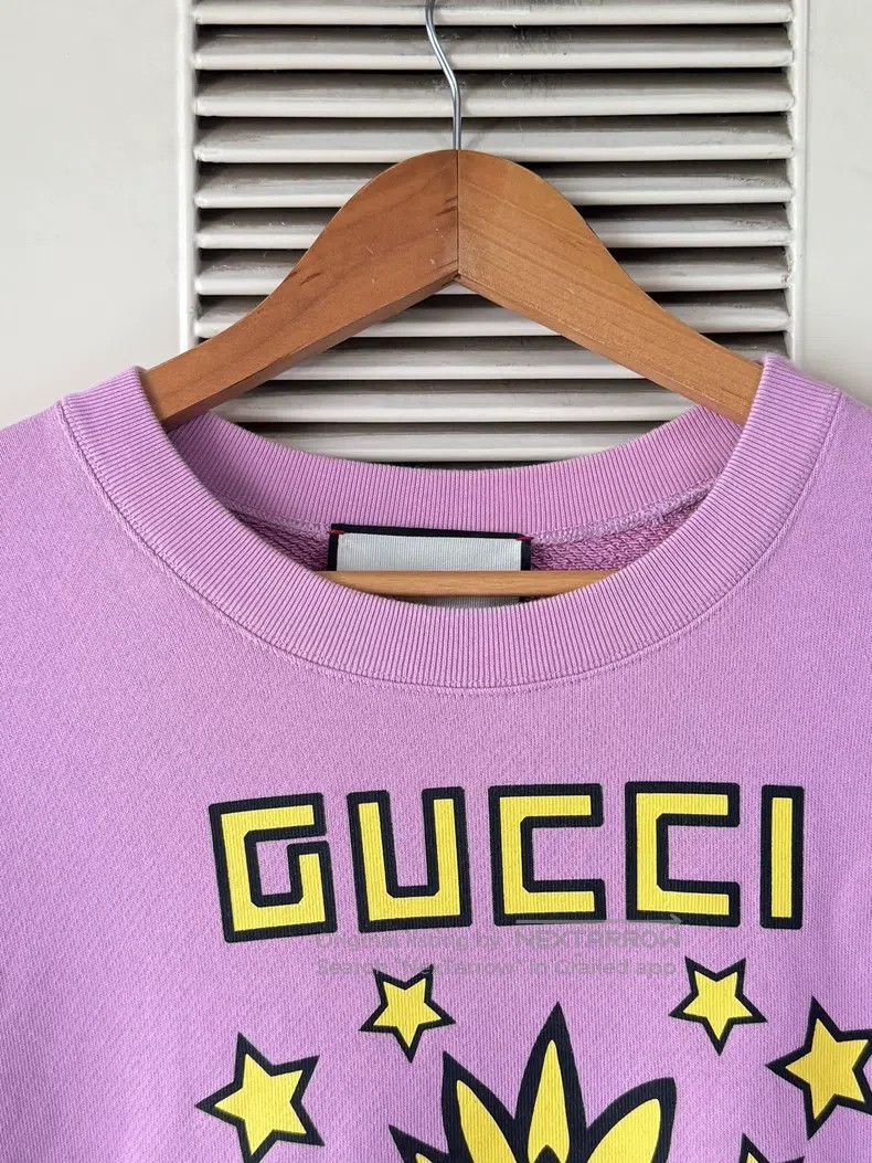 Gucci Gucci Pink pineapple printed sweatshirt Size XS / US 0-2 / IT 36-38 - 3 Thumbnail