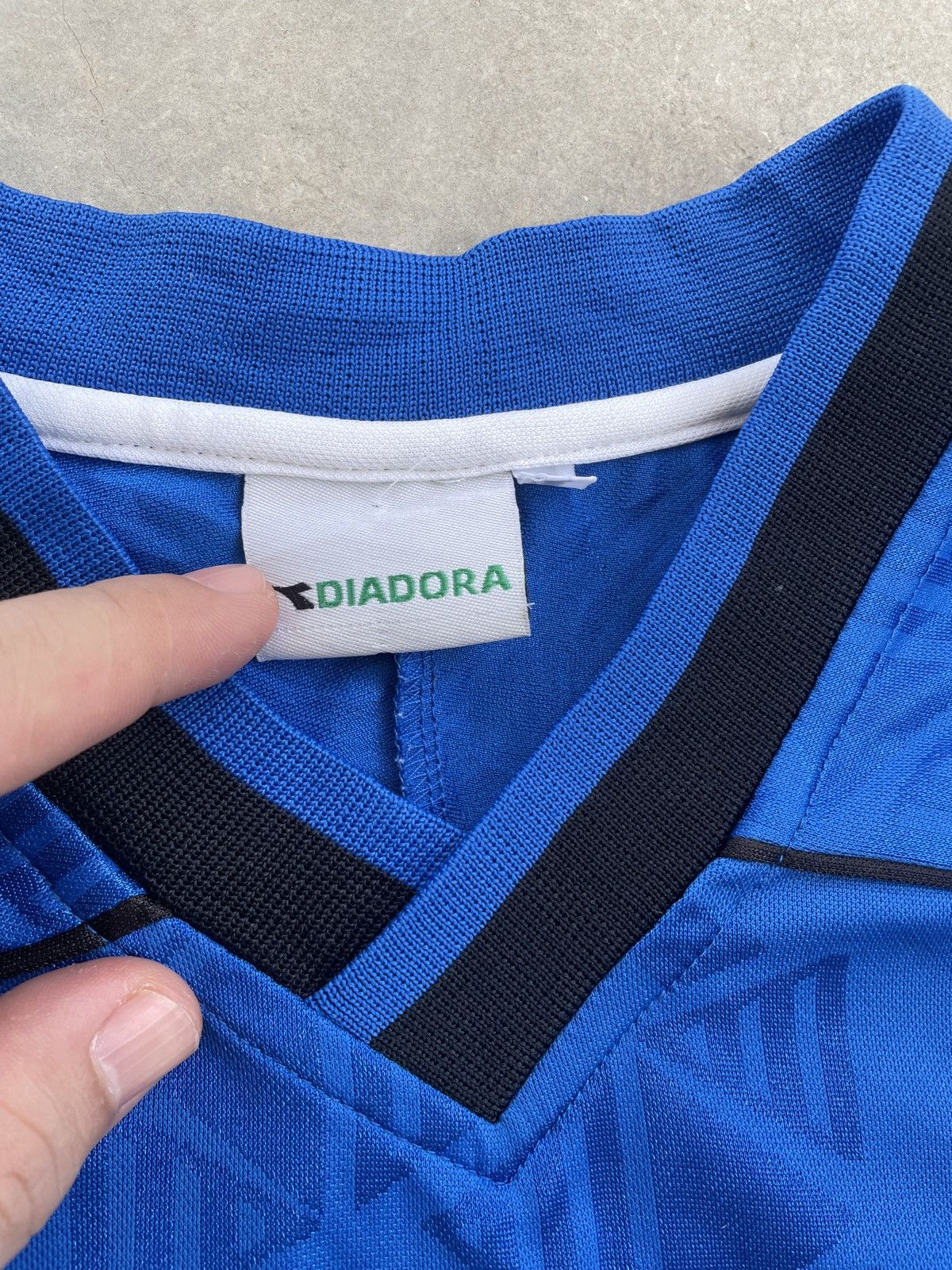 Diadora × Vintage DIADORA VINTAGE SOCCER JERSEY Size US L / EU 52-54 / 3 - 5 Thumbnail