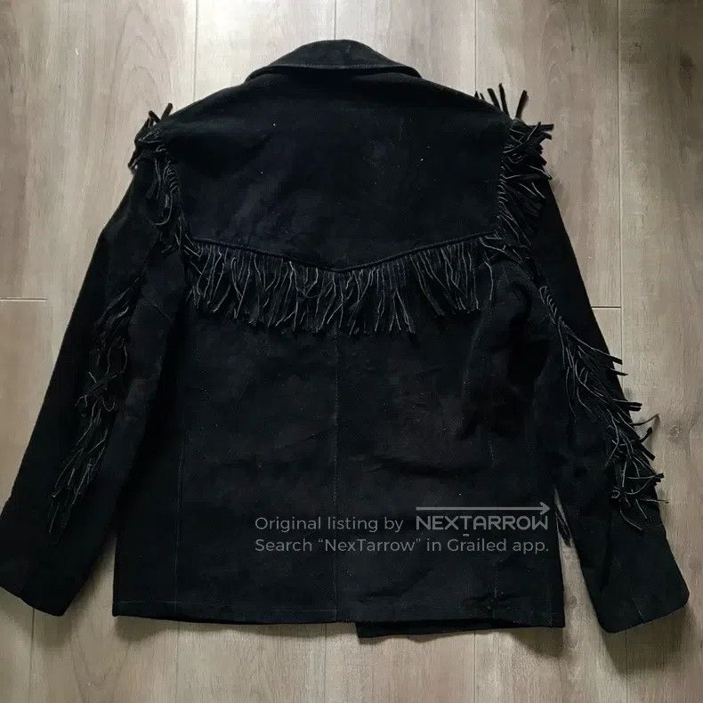 Schott Schott The first year of Mexican fringe fleece heavy jacke Size US XXS / EU 40 - 7 Thumbnail