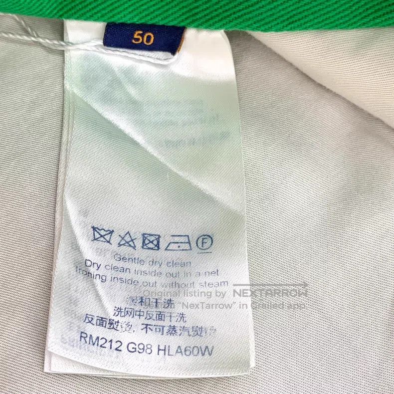 Louis Vuitton Louis Vuitton Green logo embossed full-print cotton fur co Size US M / EU 48-50 / 2 - 7 Thumbnail