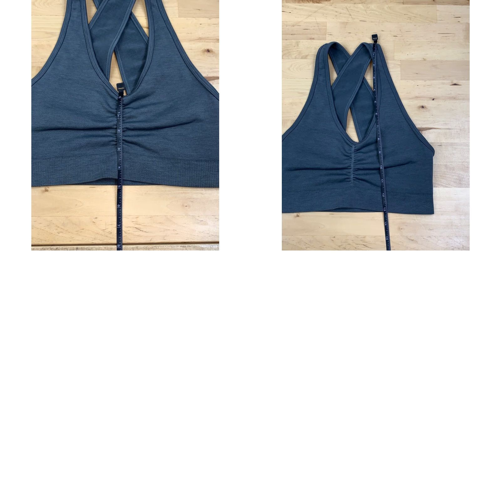 Vintage Alphalete RacERback Sports Bra Small Gray Activewear Gym Training Size ONE SIZE - 8 Thumbnail