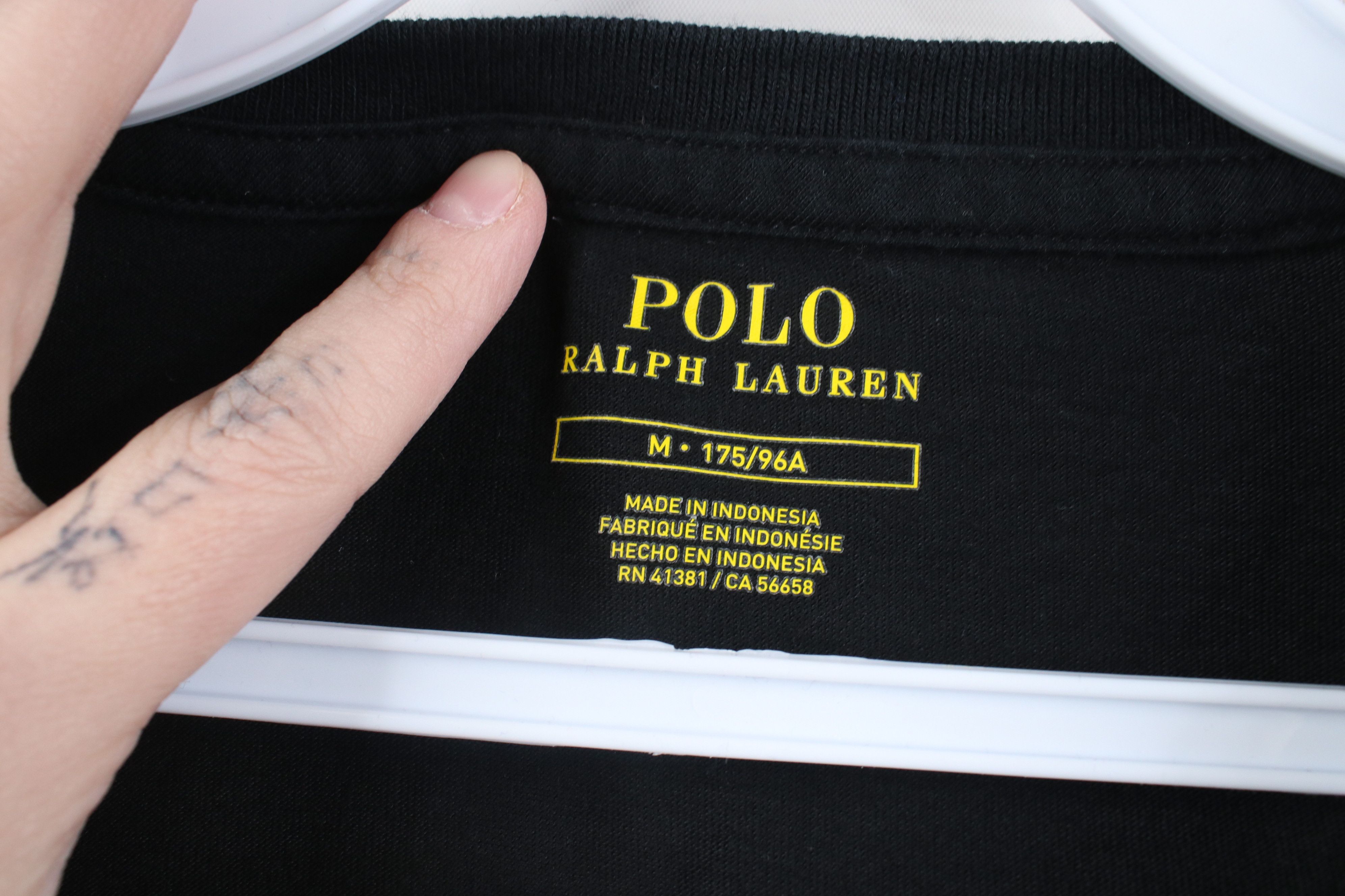 Polo Ralph Lauren Y2K Ralph Lauren Faded Short Sleeve T-Shirt Black Cotton Size US M / EU 48-50 / 2 - 6 Thumbnail