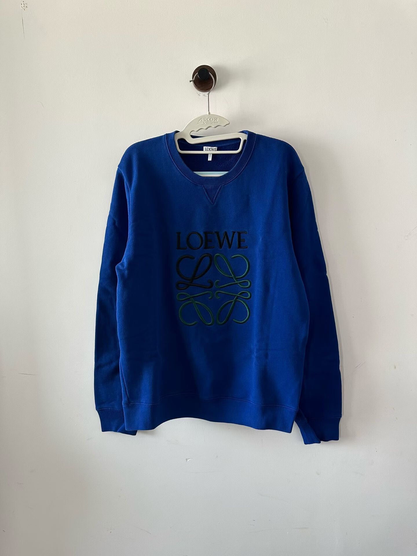 Loewe Loewe Blue Embroidered Sweatshirt Size US L / EU 52-54 / 3 - 1 Thumbnail