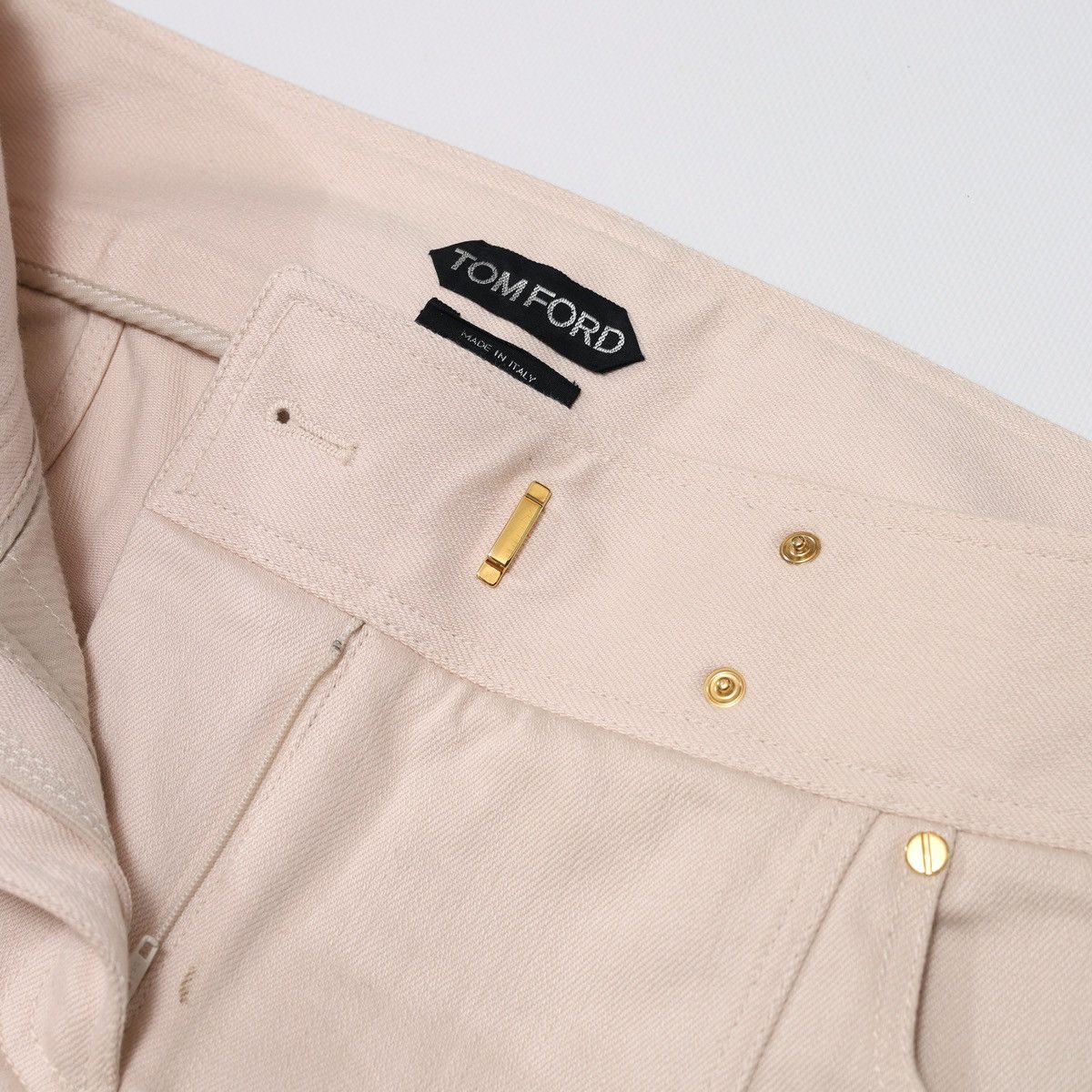 Tom Ford Tom Ford Denim Jeans Pants Slim Biker Light Pink cream 40 Size 27" / US 4 / IT 40 - 11 Thumbnail