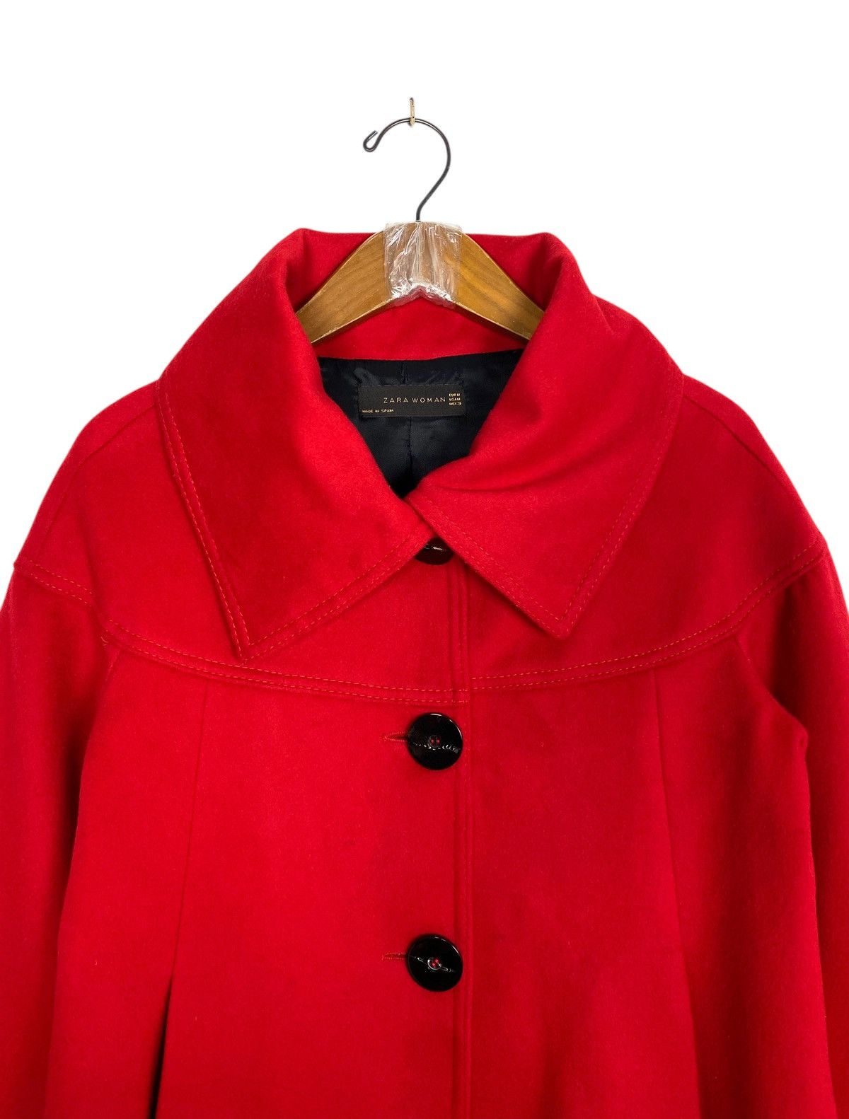 Zara Rare‼️ Zara Woman Wool Coat Made in Spain Size M / US 6-8 / IT 42-44 - 4 Thumbnail