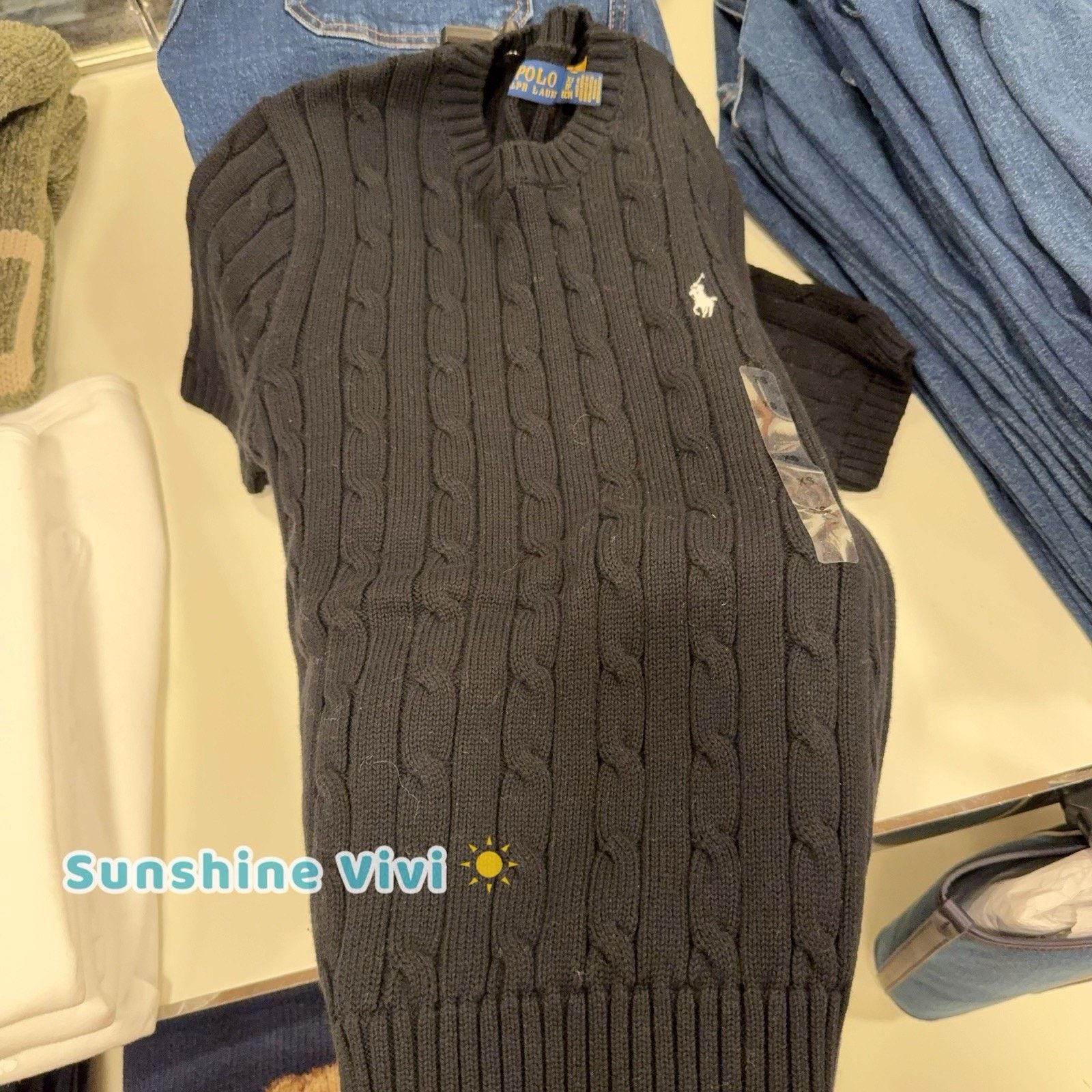 Polo Ralph Lauren NWT Polo Ralph Lauren Woman Cotton Short-Sleeve Sweater M Size M / US 6-8 / IT 42-44 - 2 Thumbnail