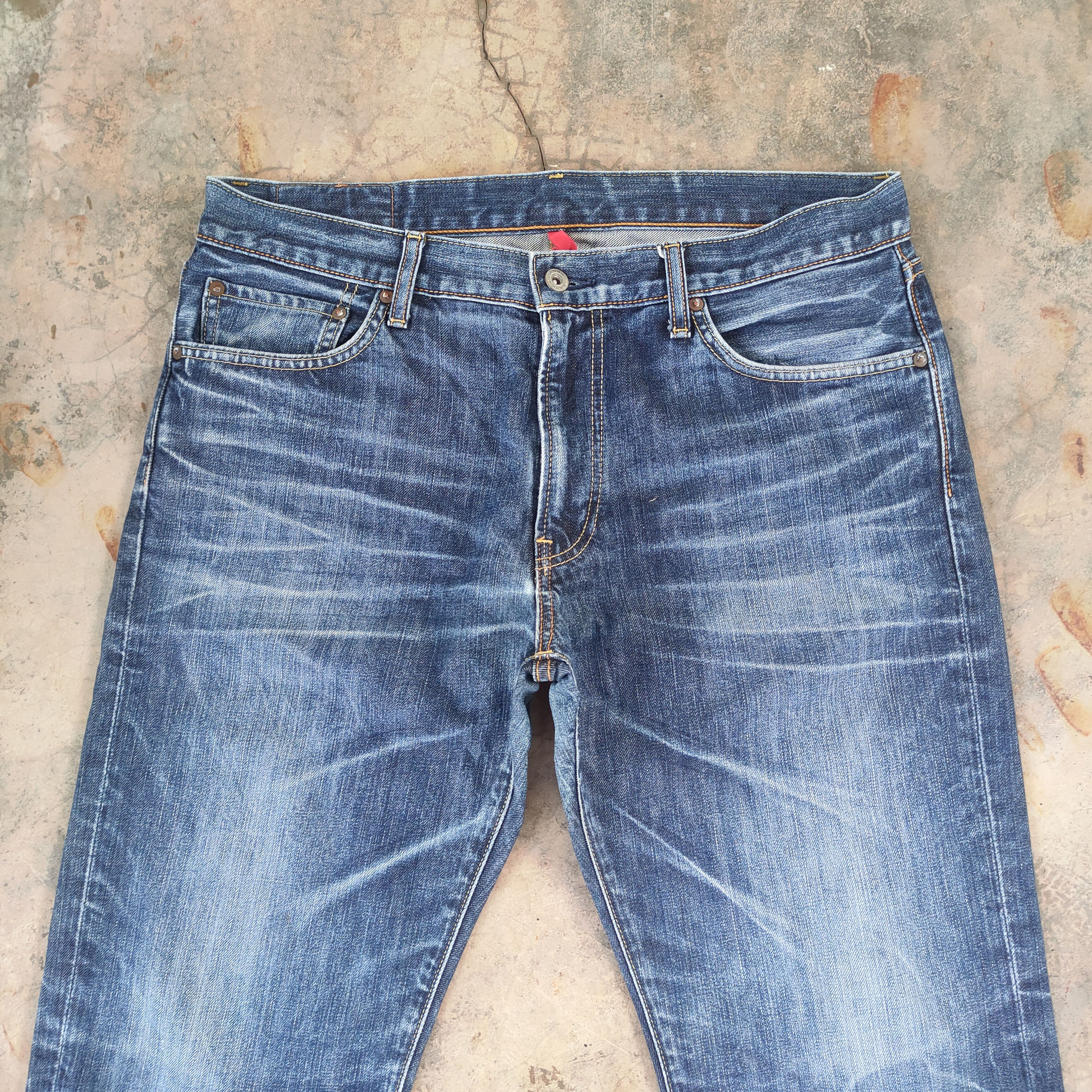 Japanese Brand W36 VINTAGE JAPANESE FADED DISTRESSED JEANS DENIM PANTS Size US 36 / EU 52 - 3 Thumbnail