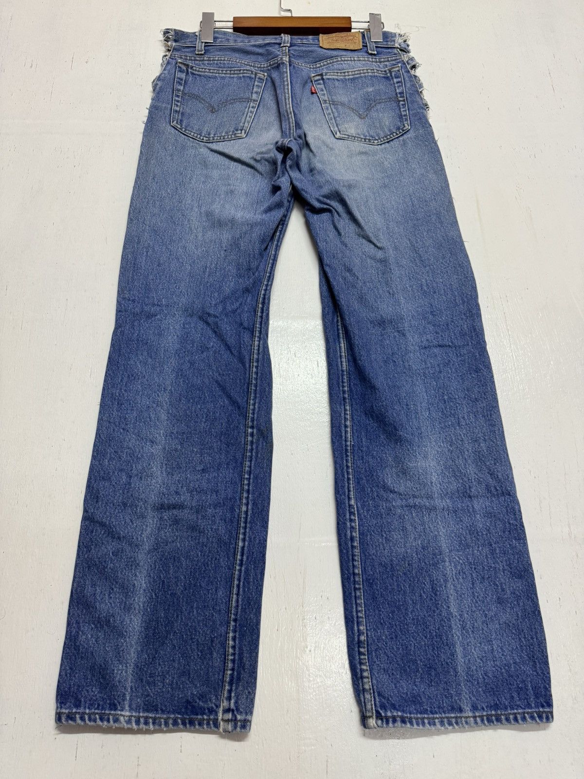 Handmade × Levi's × Levi's Vintage Clothing Vintage Levis customade sunfaded Size 31" - 6 Thumbnail