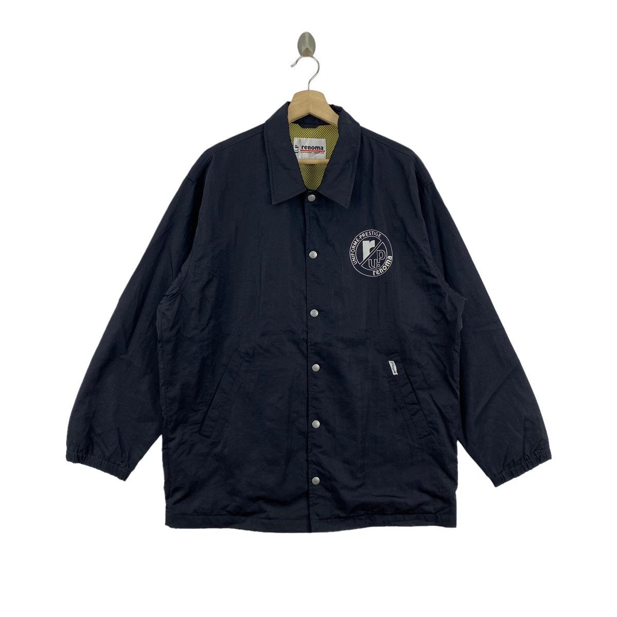 Renoma UP RENOMA Logo Print Windbreaker Bomber Jacket Size US L / EU 52-54 / 3 - 1 Thumbnail