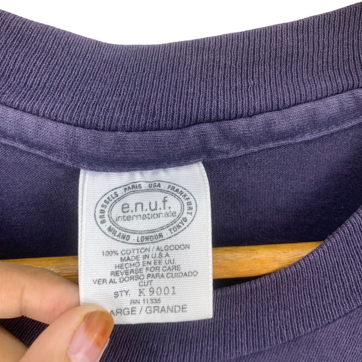 Other Vintage ENUF INTERNATIONAL USA Store Edition Tee Shirt Size XXS / US 00 / IT 34 - 6 Thumbnail