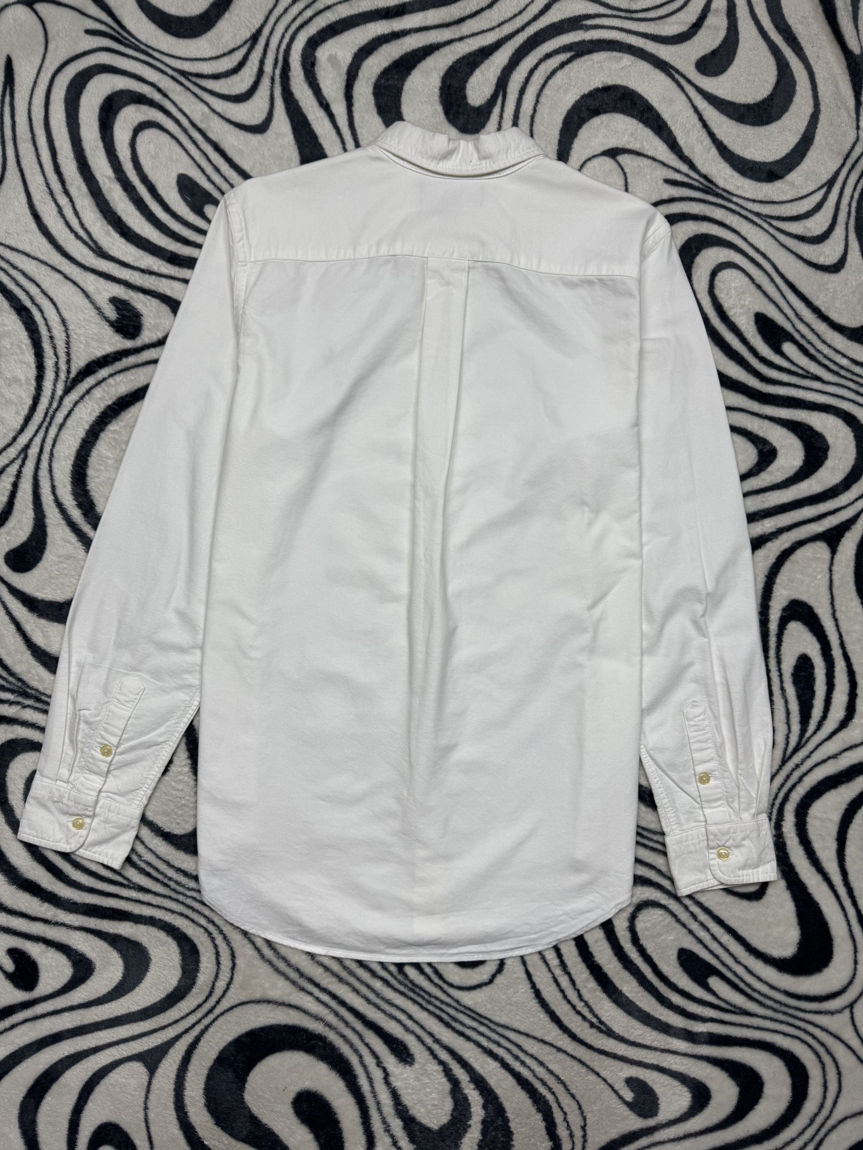 Polo Ralph Lauren Polo Ralph Lauren Mens Long Sleeve White Shirt Size US S / EU 44-46 / 1 - 7 Thumbnail