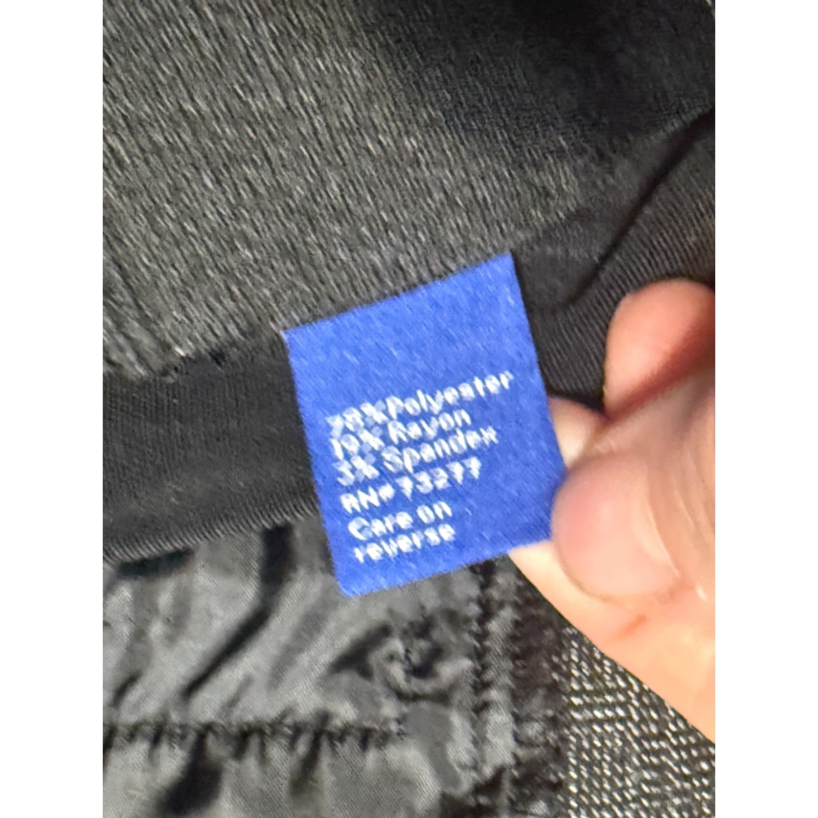 Apt. 9 Apt. 14 Pants Women's Size 14 Short Black Gray Dress Pants Straight Leg Size 36" / US 14 / IT 50 - 5 Thumbnail