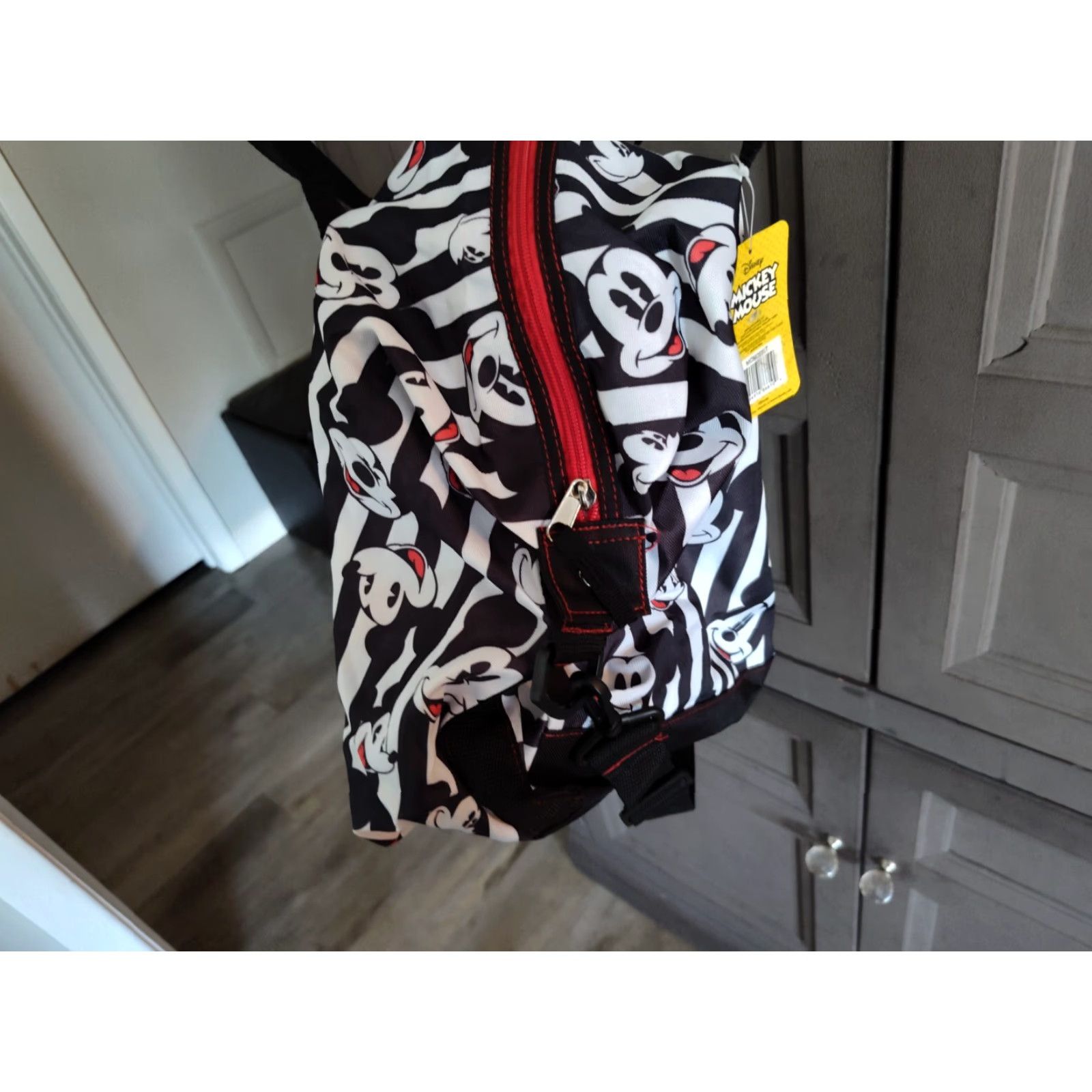 Disney Disney Mickey Mouse Weekend Duffle Bag Light Weight Travel Packable Tote NWT Size ONE SIZE - 5 Thumbnail