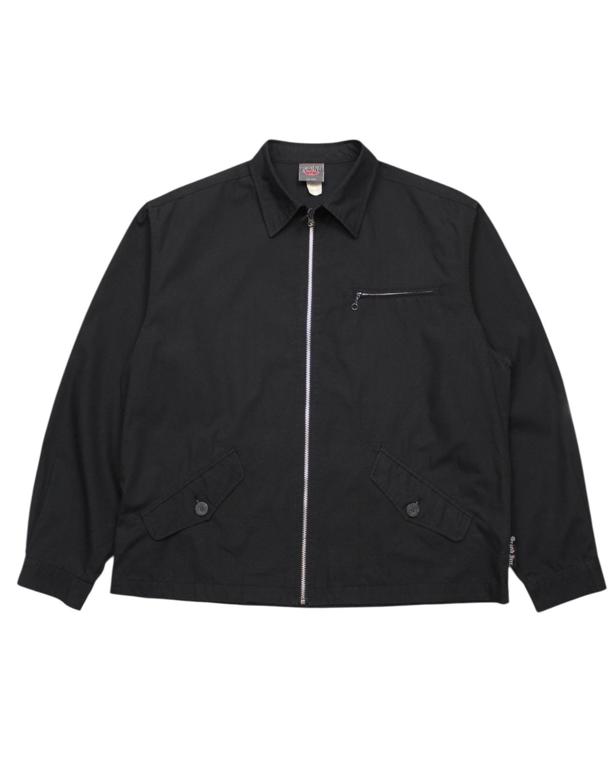 Vintage 2000S GRIND INC JAPAN VINTAGE BLACK WORK ZIP JACKET Size US L / EU 52-54 / 3 - 1 Thumbnail