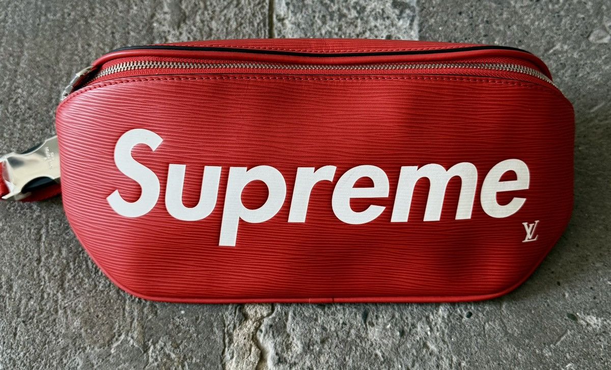 Louis Vuitton × Supreme Louis Vuitton - Supreme - AW17 - Epi Red Bum Bag Size ONE SIZE - 3 Thumbnail
