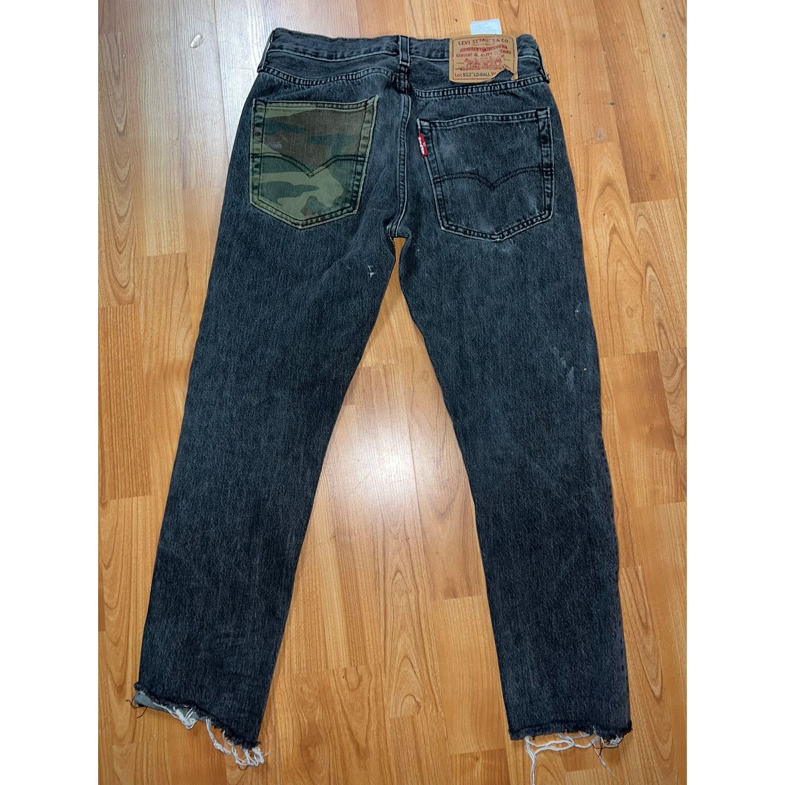 Levi's Levi's 512 Lo-Ball Jeans Denim Black Levi Strauss 28x32 Size US 28 / EU 44 - 1 Thumbnail