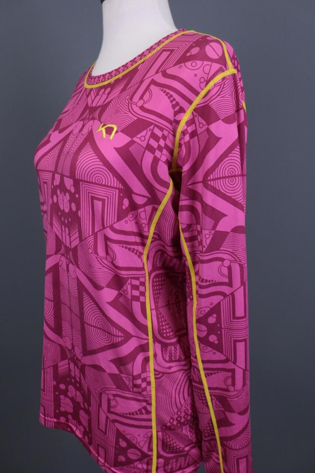 Designer Kari Traa Pink Geometric Logo Thermo Base Layer Size XL Size XL / US 12-14 / IT 48-50 - 5 Thumbnail
