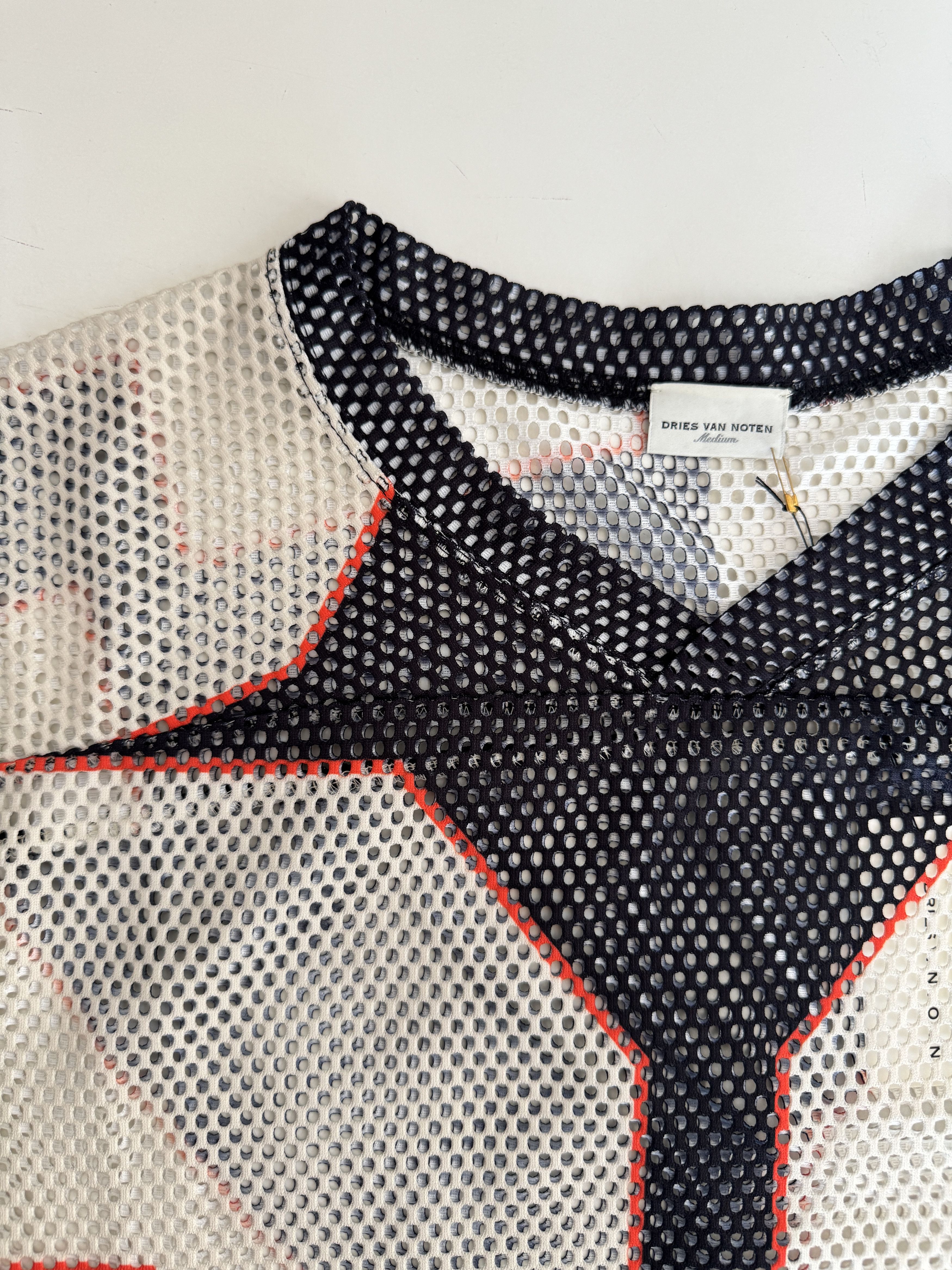 Dries Van Noten Hemming PR Open mesh T-shirt Size US M / EU 48-50 / 2 - 3 Thumbnail