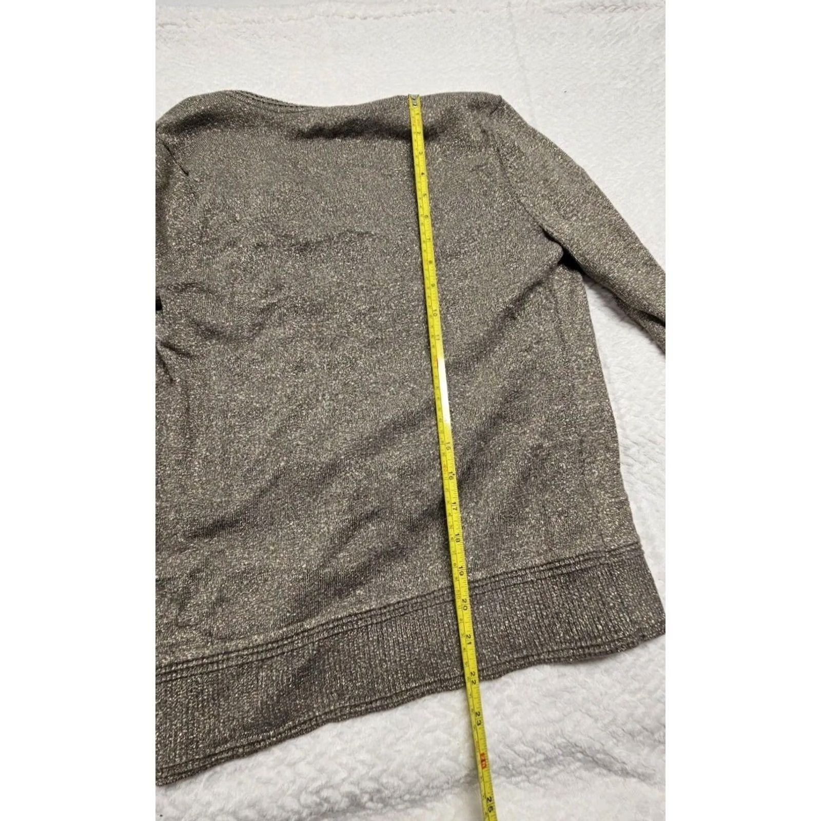 Banana Republic VINTAGE Banana Republic Cardigan Women’s Small Metallic Taupe Button Front Size S / US 4 / IT 40 - 3 Thumbnail