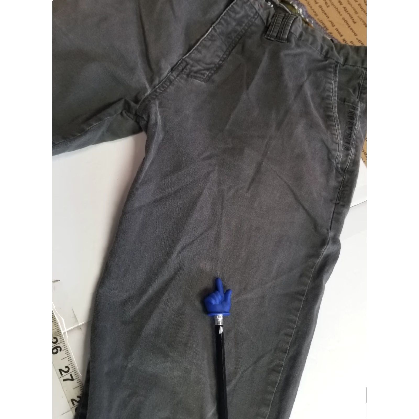 Billabong Billabong Slim Chino Pants Men 31x31 Gray Straight Leg Casual Vintage No Size US 31 - 7 Thumbnail
