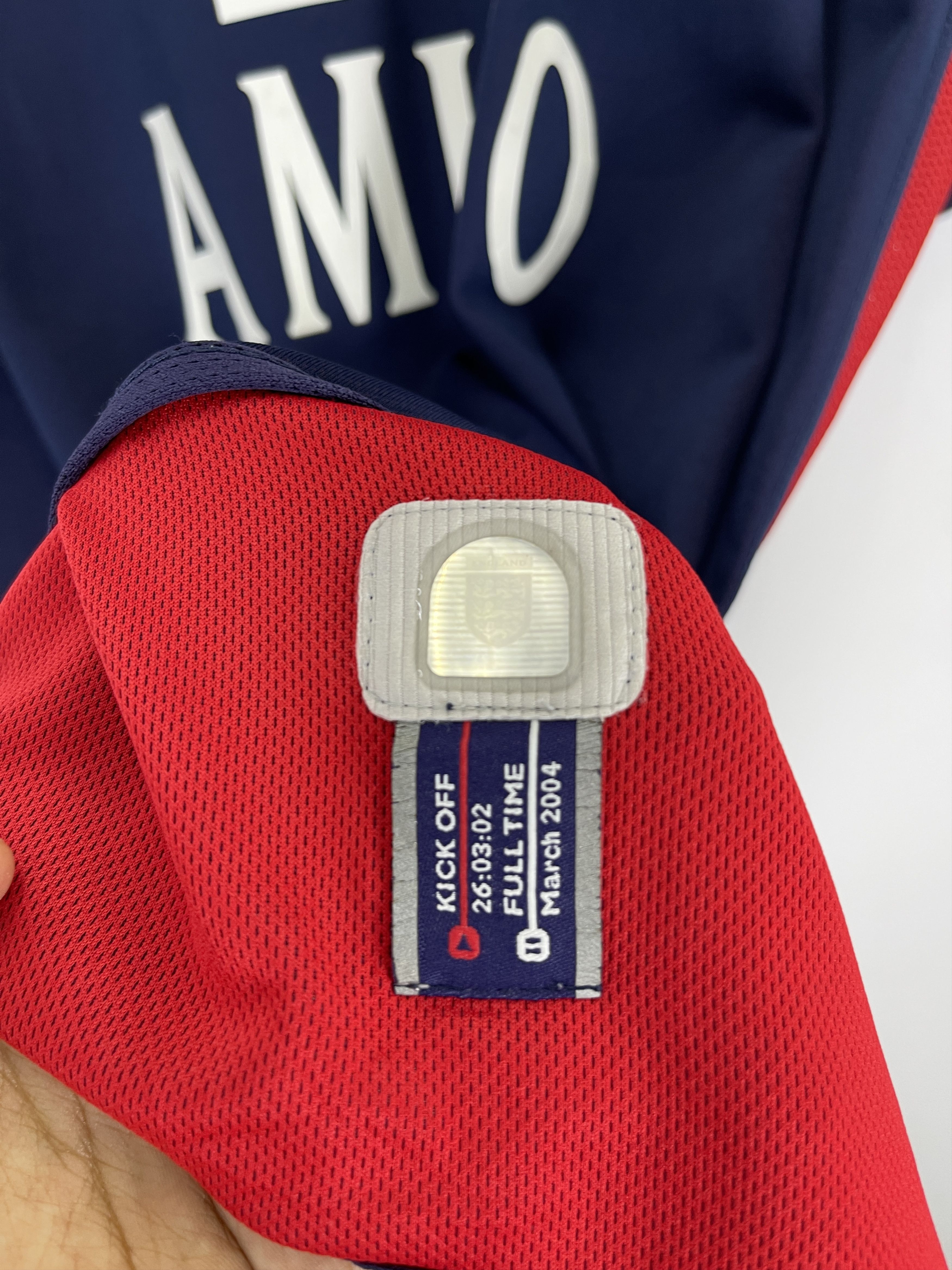 Umbro × Vintage Vtg.England Full Time March 2004 reversible Jersey TA0420 Size US XL / EU 56 / 4 - 7 Thumbnail