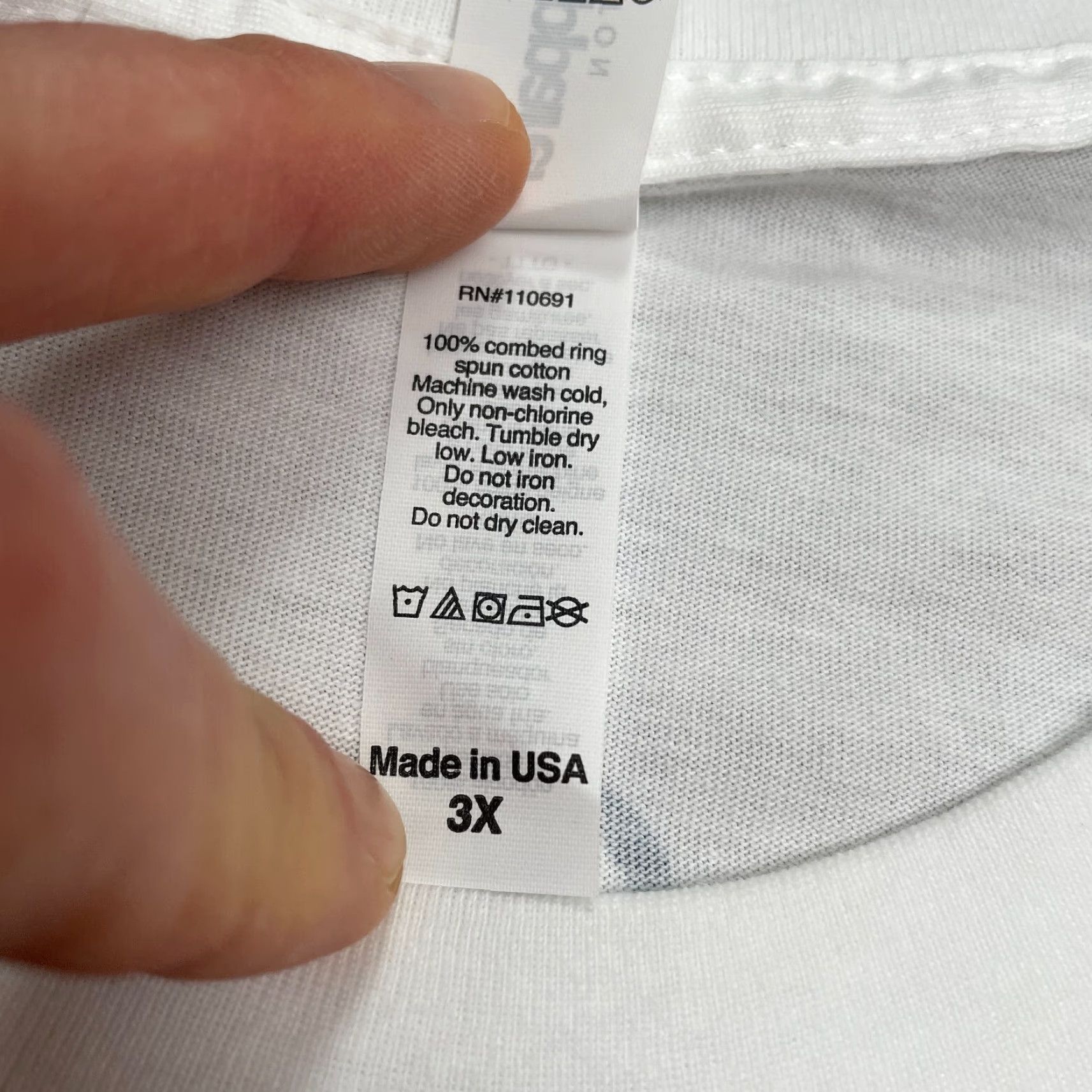 Vintage Royal Apparel Graphic Tee Unisex 3X White Crew Neck Short Sleeve T-Shirt USA NWT Size XXL / US 16-18 / IT 52-54 - 7 Thumbnail