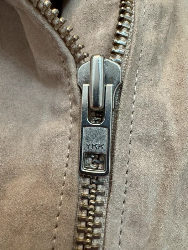 Other Meotine Suede Leather Biker Jacket Beige size L Size L / US 10 / IT 46 - 6 Thumbnail