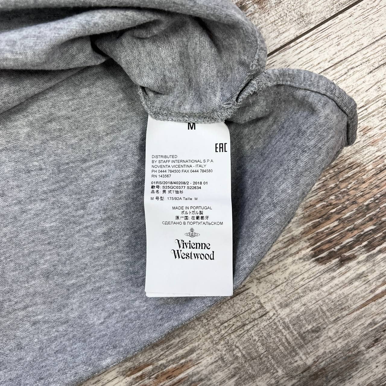 Vivienne Westwood Vivienne Westwood T-Shirt Gray Size M Size US M / EU 48-50 / 2 - 6 Thumbnail